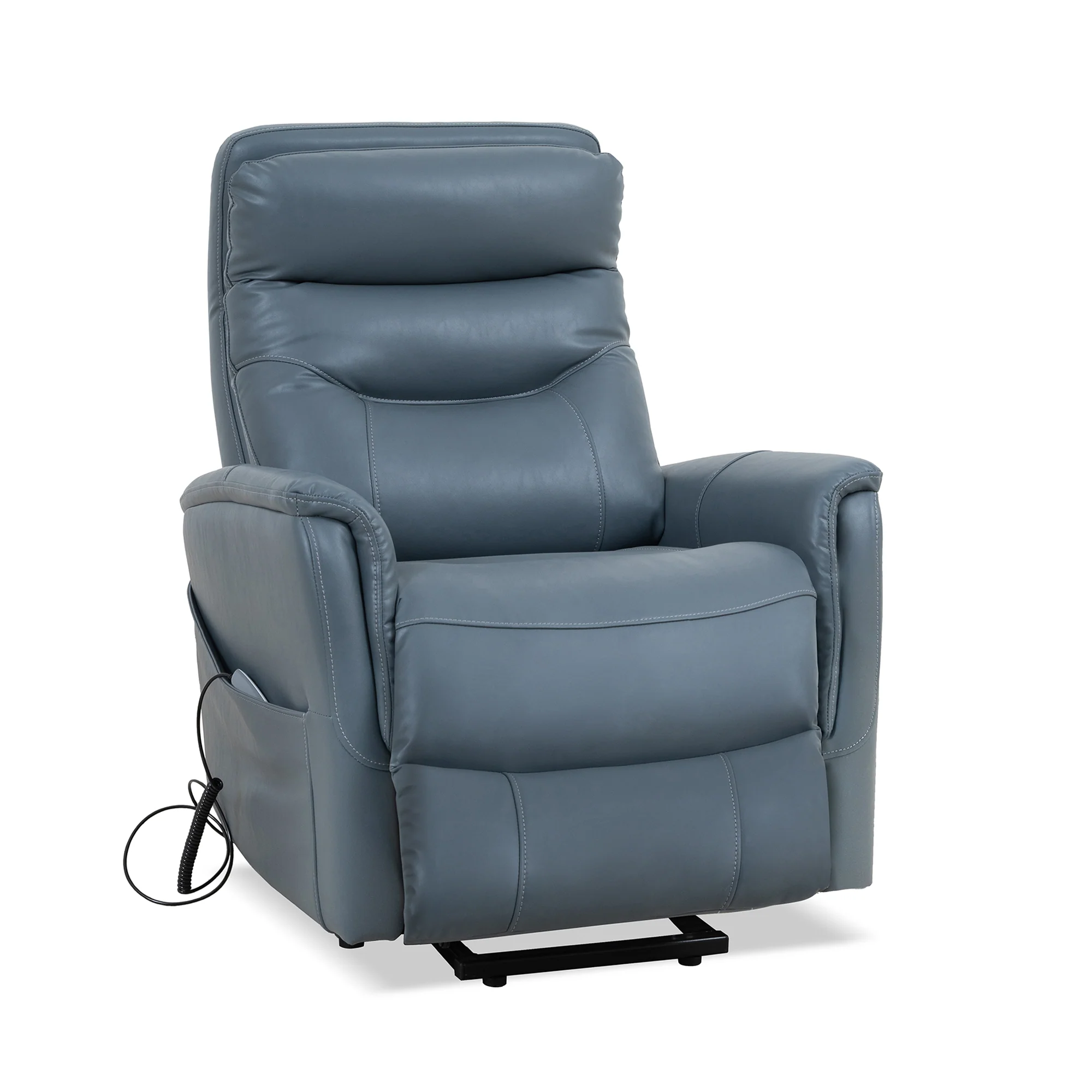 Parker Living Gemini - Softy Azure Power Lift Recliner with Articulating Headrest - Image 2