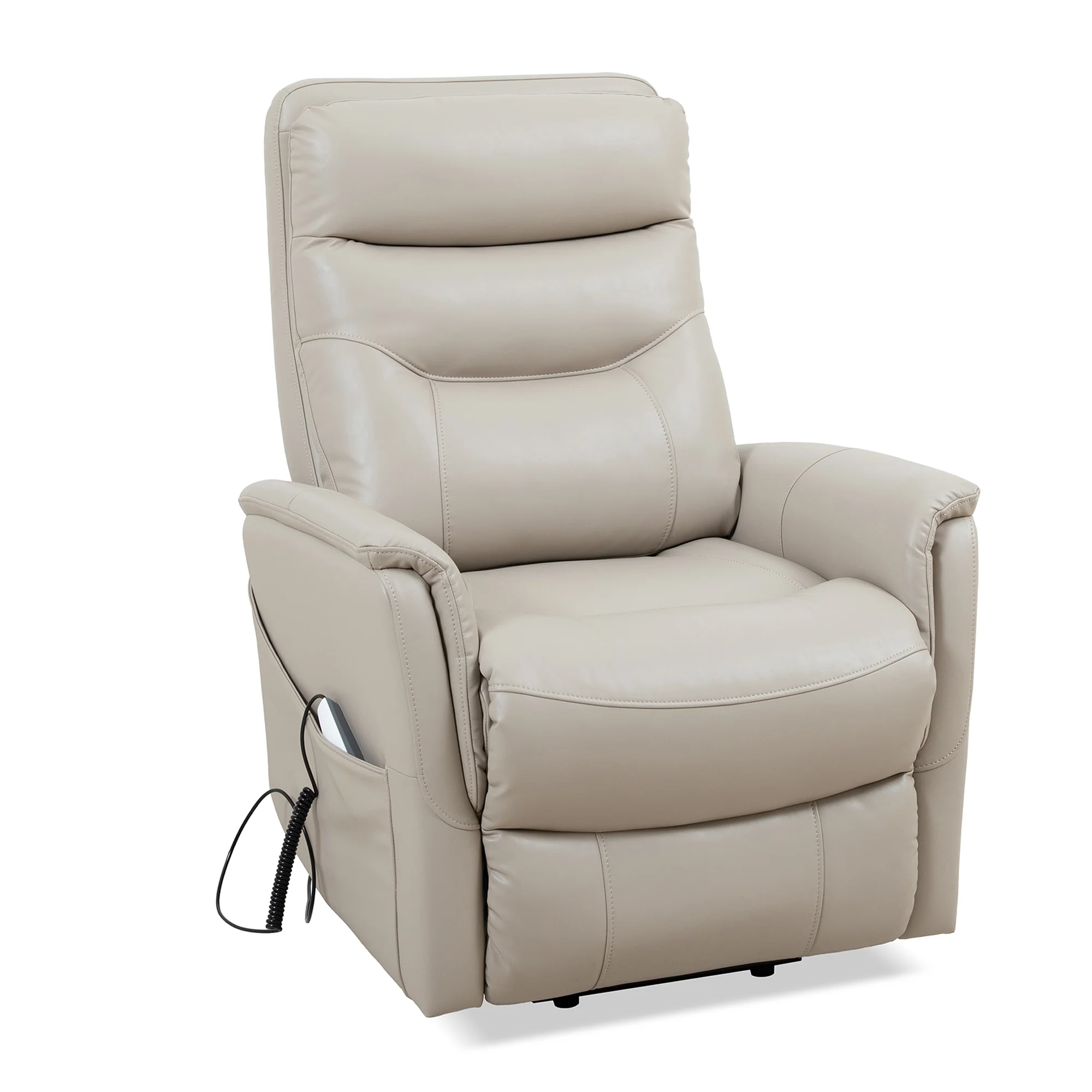 Parker Living Gemini - Softy Ivory Power Lift Recliner with Articulating Headrest - Image 2