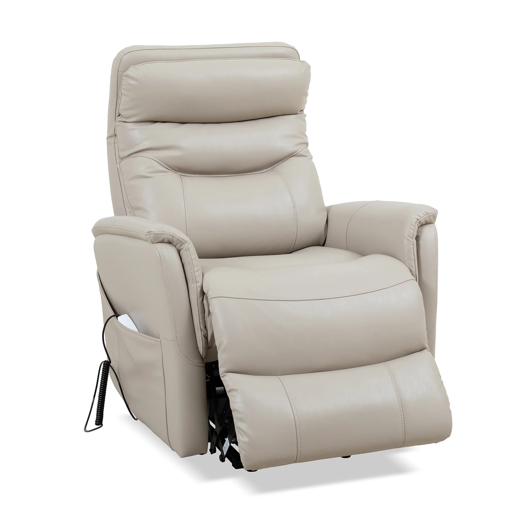 Parker Living Gemini - Softy Ivory Power Lift Recliner with Articulating Headrest - Image 4