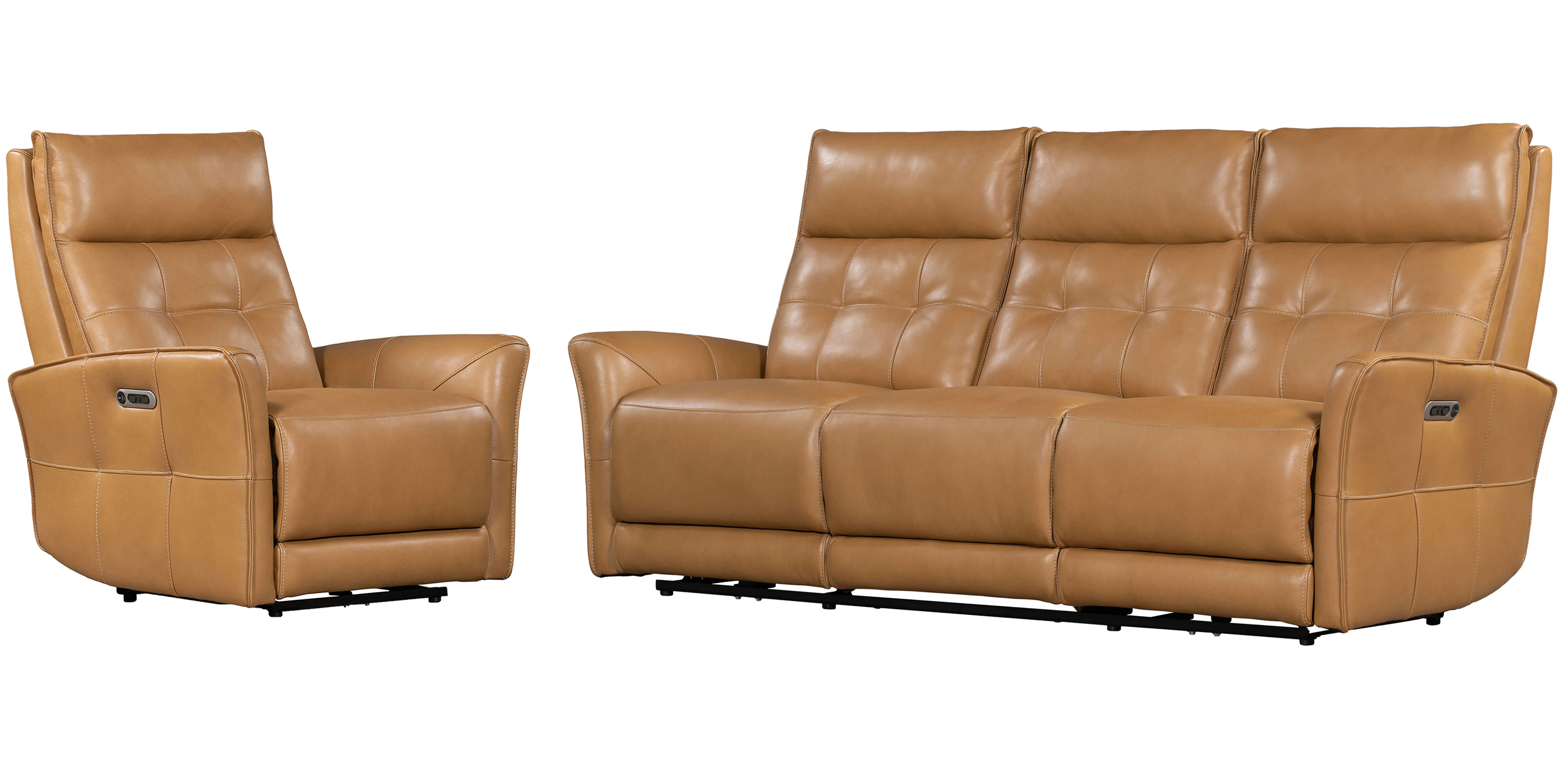 Parker Living Gershwin - Lucca Butterscotch Power Reclining Sofa and Recliner - Image 2