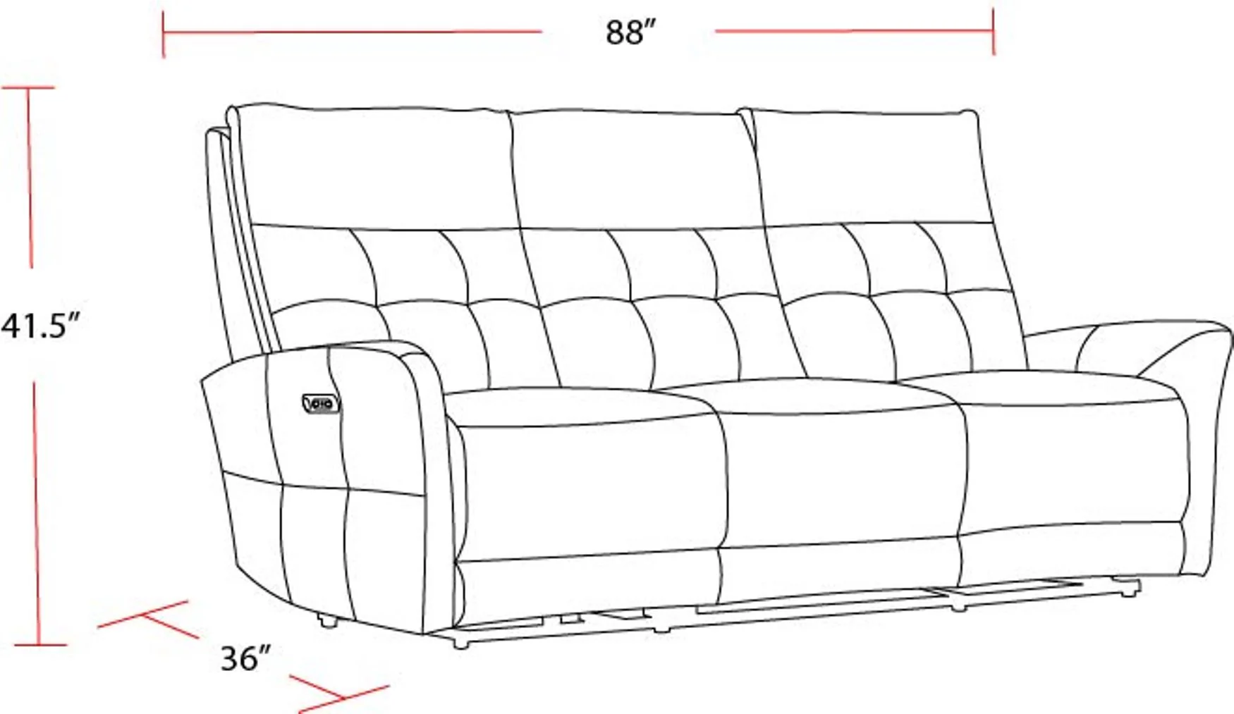 Parker Living Gershwin - Lucca Butterscotch Power Reclining Sofa and Recliner - Image 6