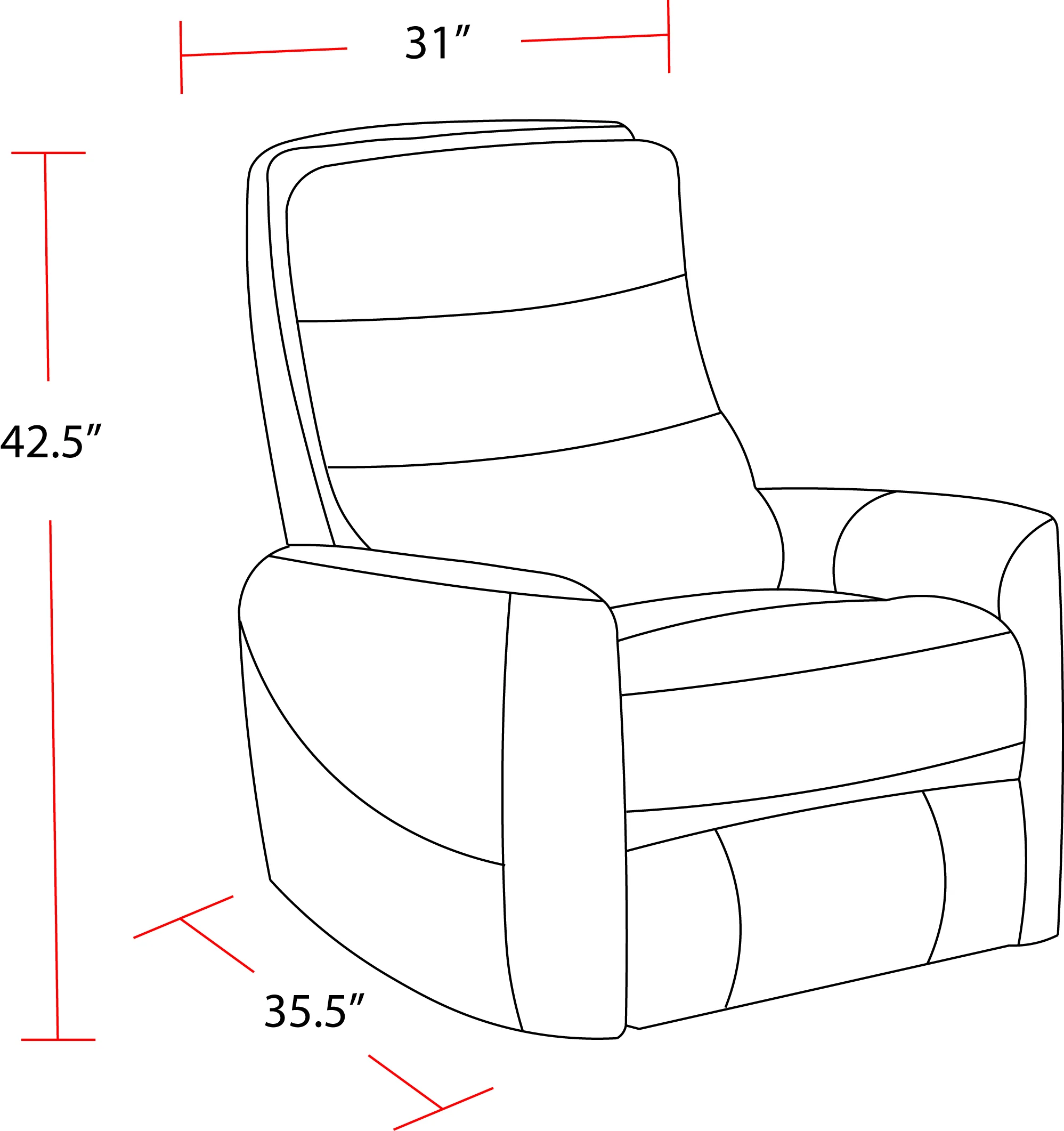 Parker Living Hercules - Black Swivel Glider Recliner - Image 6