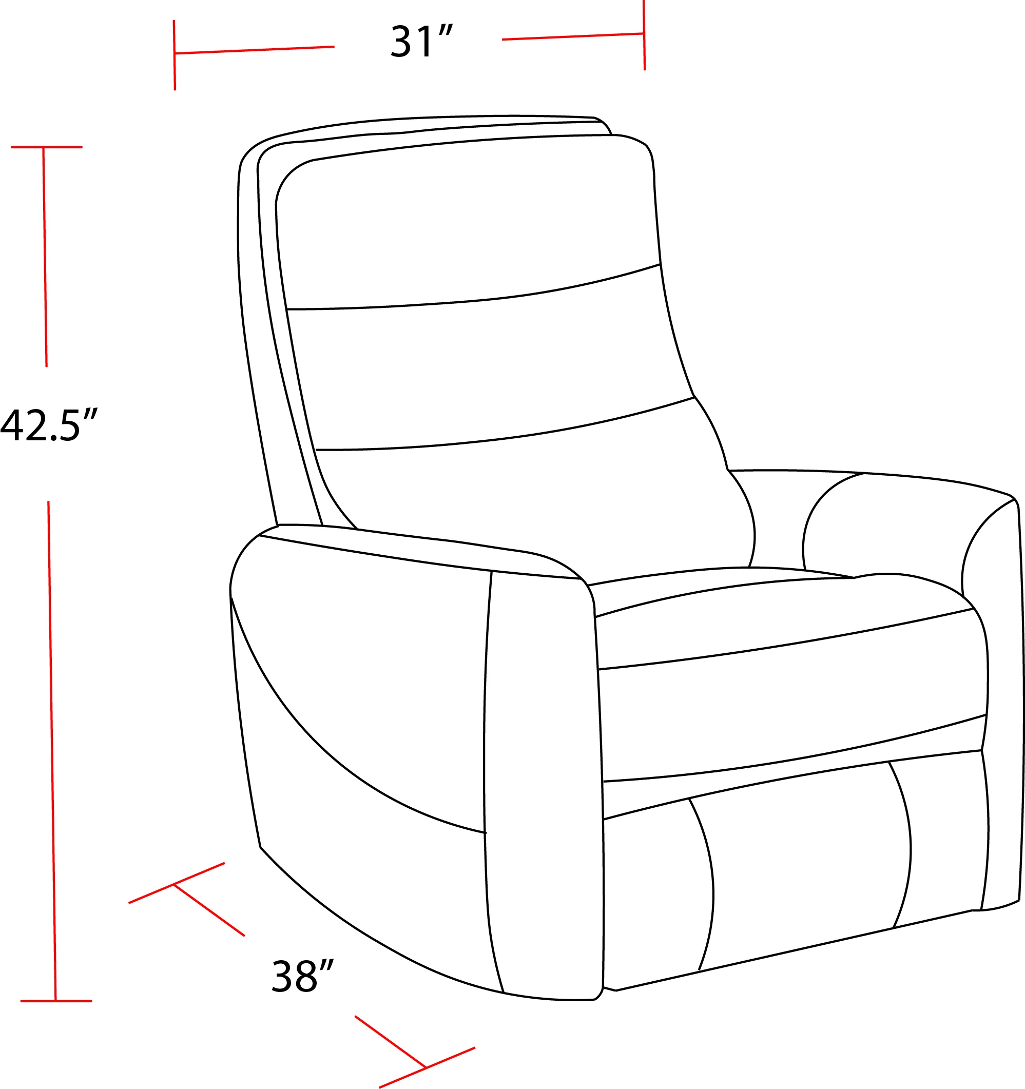 Parker Living Hercules-Haze Power Lift Recliner with Articulating Headrest - Image 5