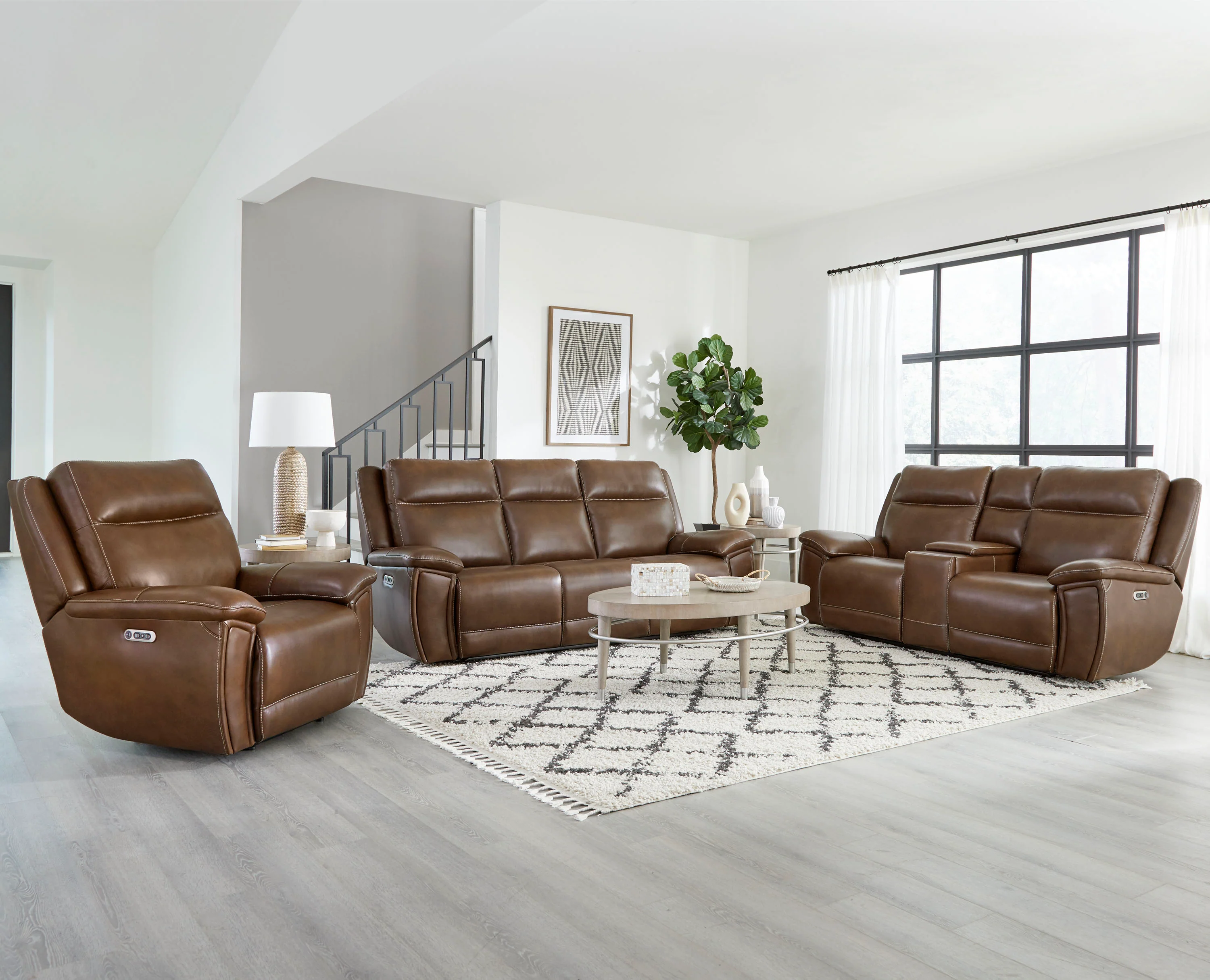 Parker Living Jameson - Hickory Power Reclining Zero Gravity Sofa - Image 3