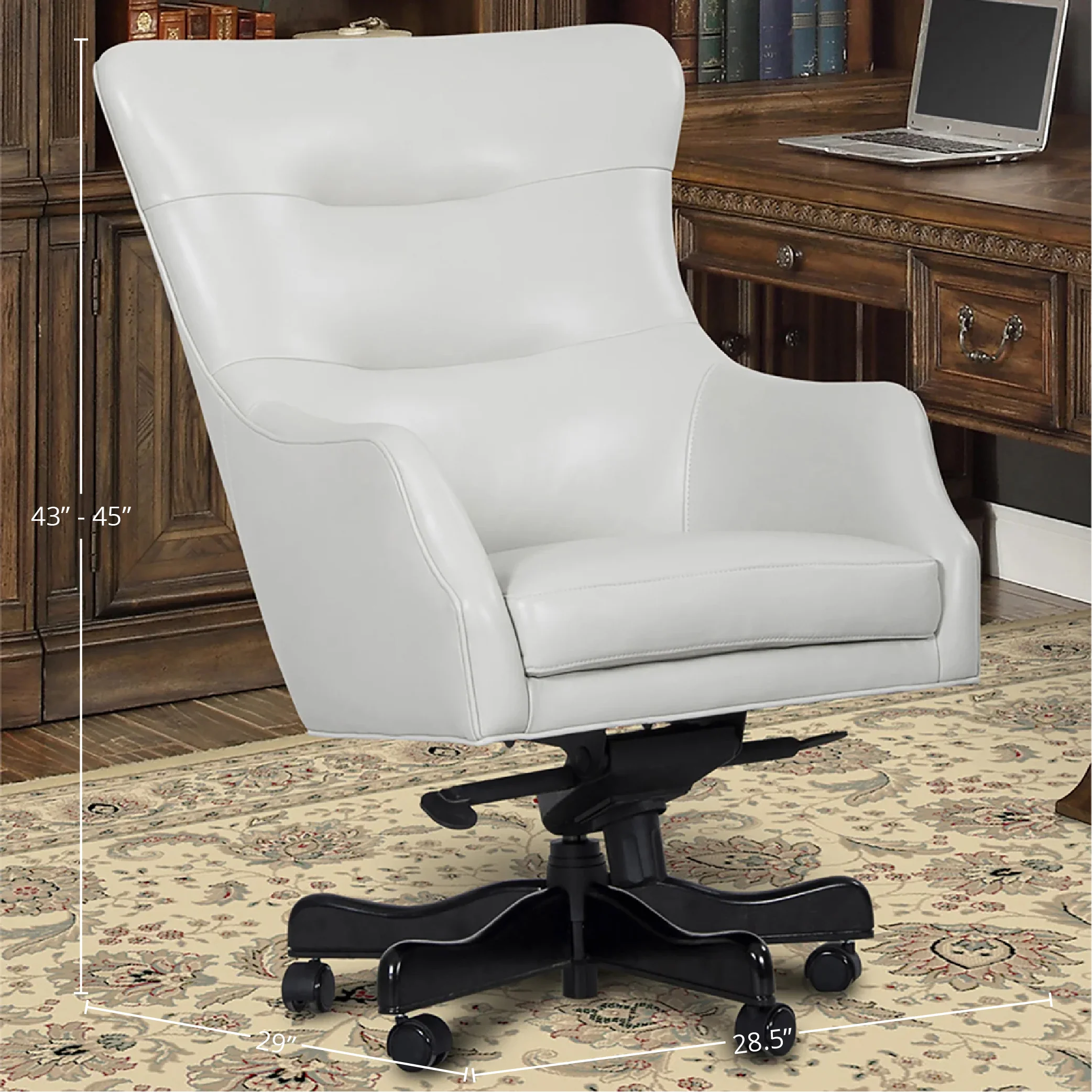 Parker Living - Leather Desk Chair - DC#122-ALA - Image 4