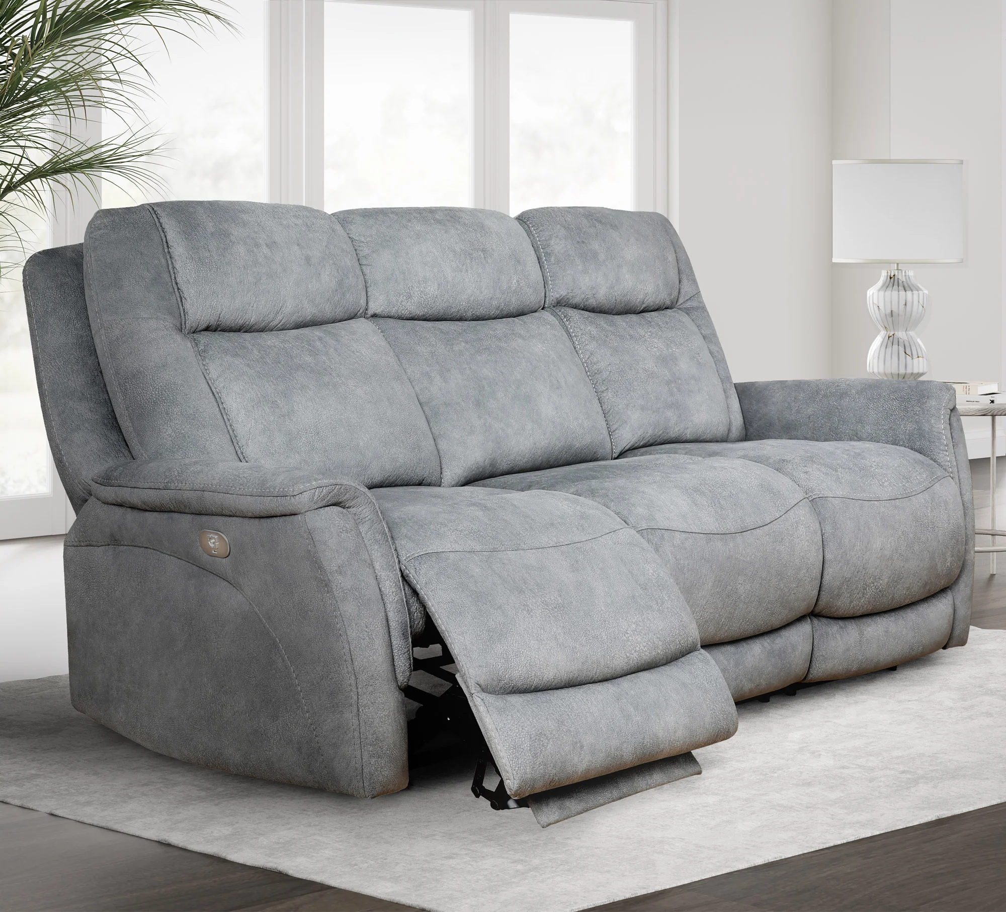 Parker Living Linus - Hudson Grey Power Reclining Sofa and Recliner - Image 4