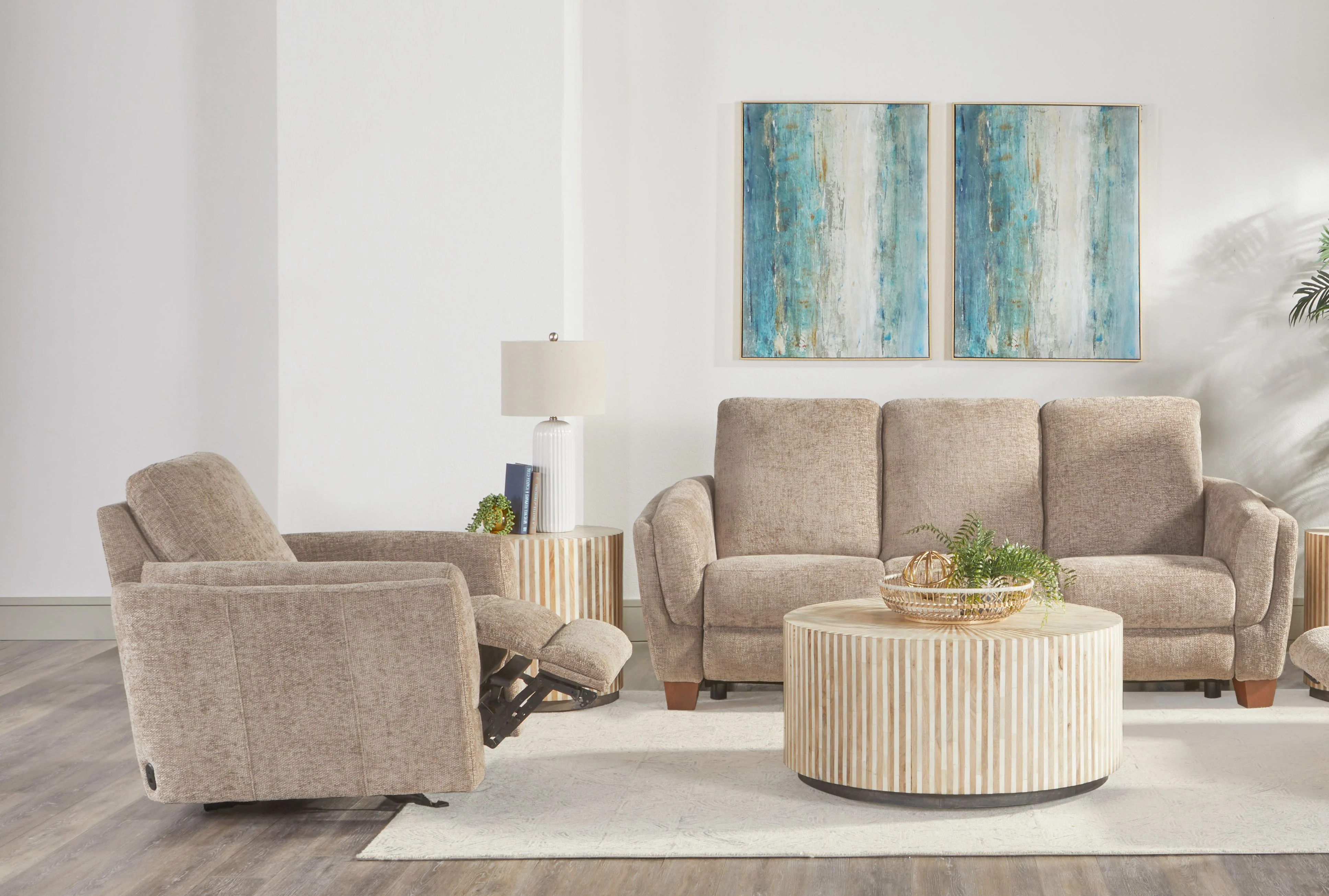 Parker Living Morehead - Biscotti Power Reclining Sofa and Recliner - Image 6