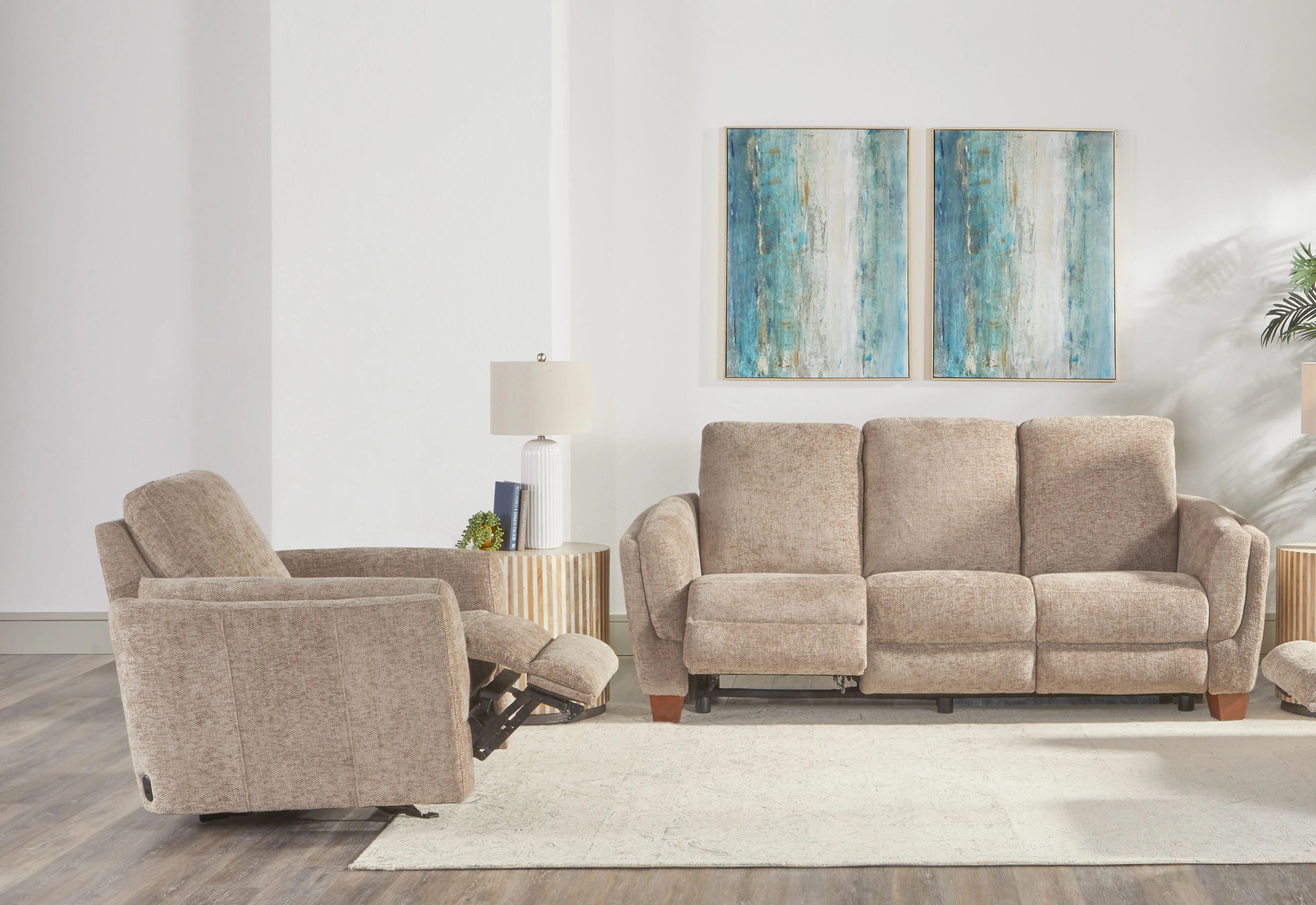Parker Living Morehead - Biscotti Power Reclining Sofa and Recliner - Image 7