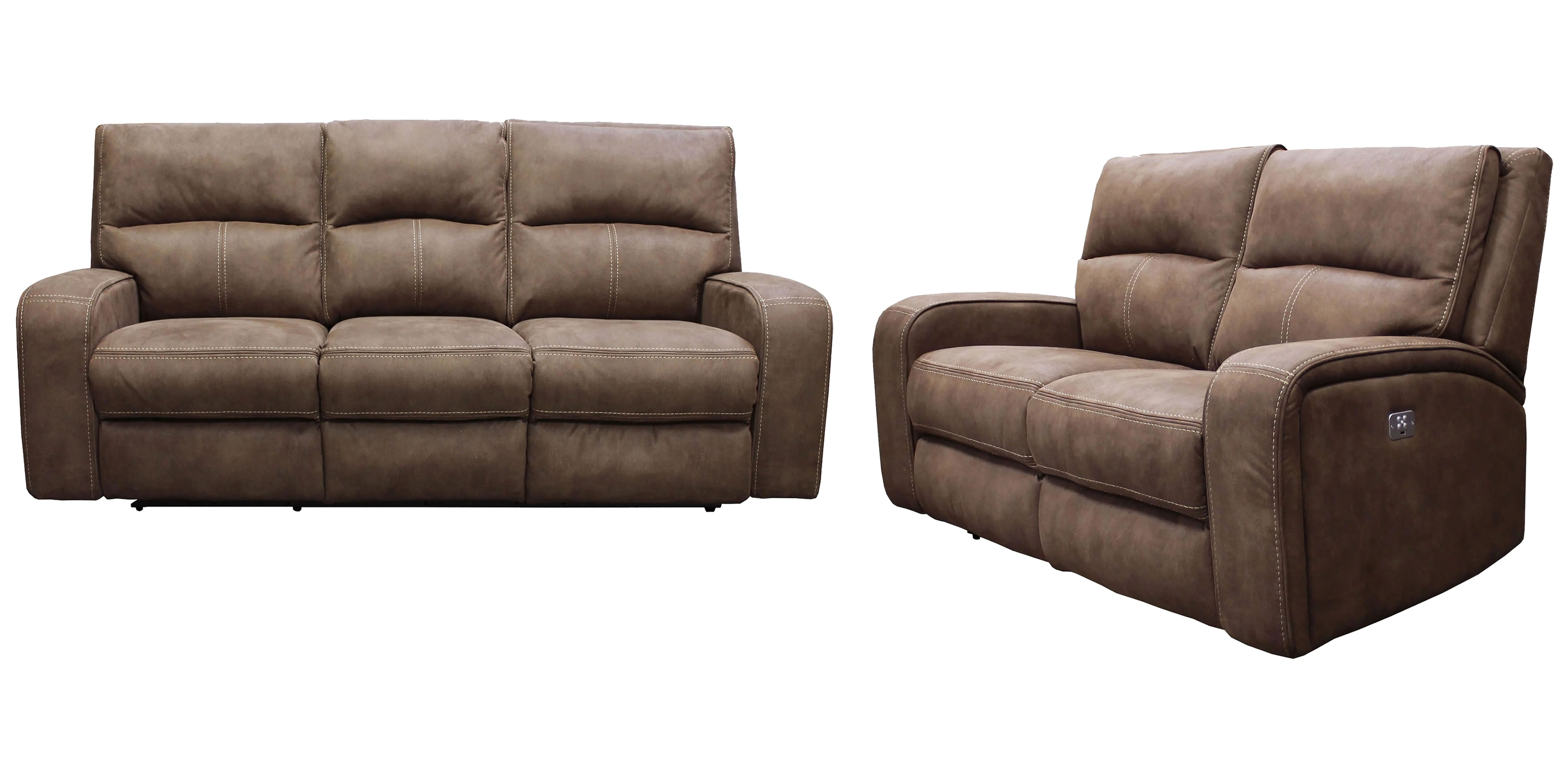Parker Living Polaris - Kahlua Power Reclining Sofa and Loveseat - Image 2