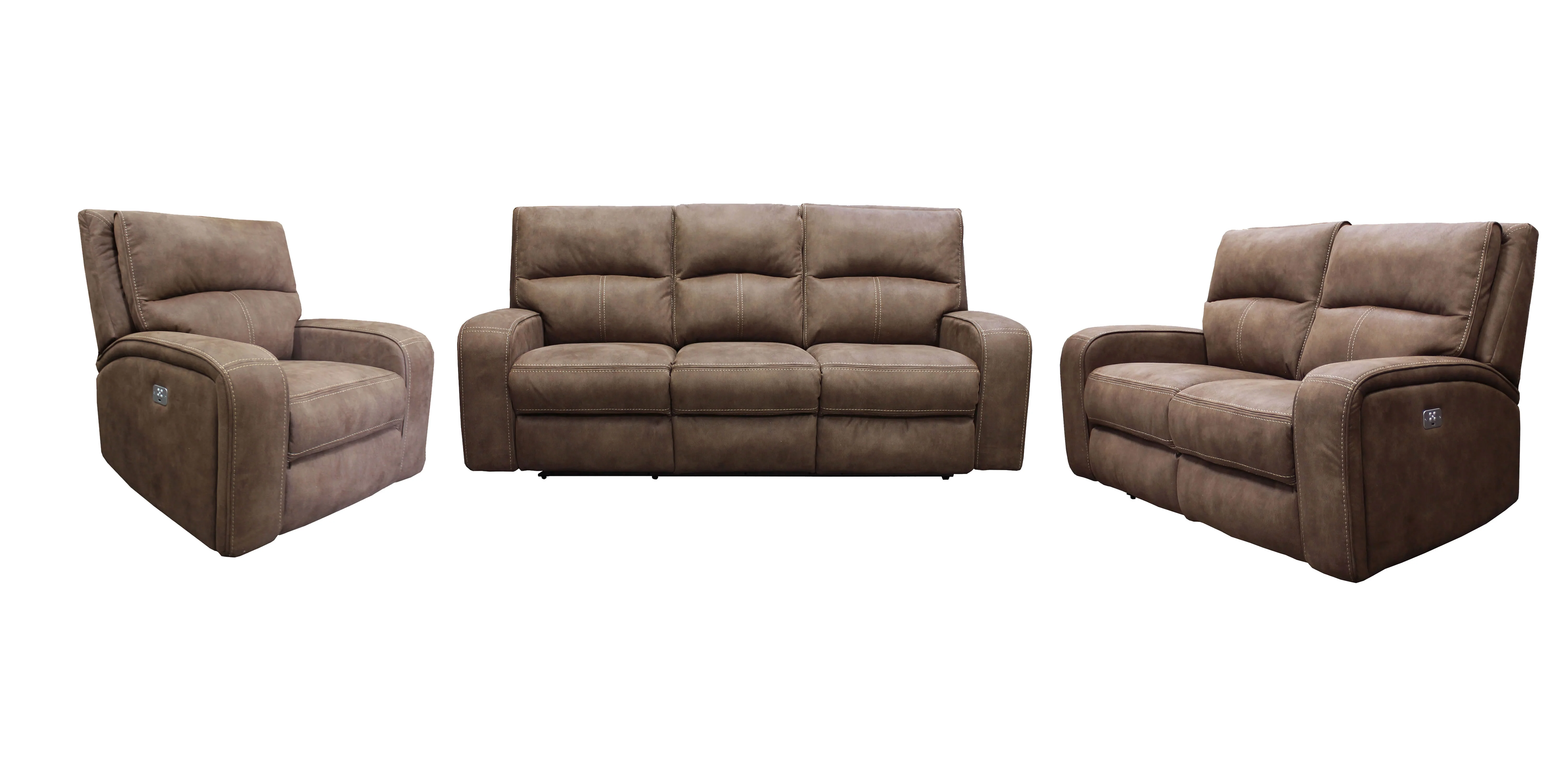 Parker Living Polaris - Kahlua Power Reclining Sofa Loveseat and Recliner - Image 2