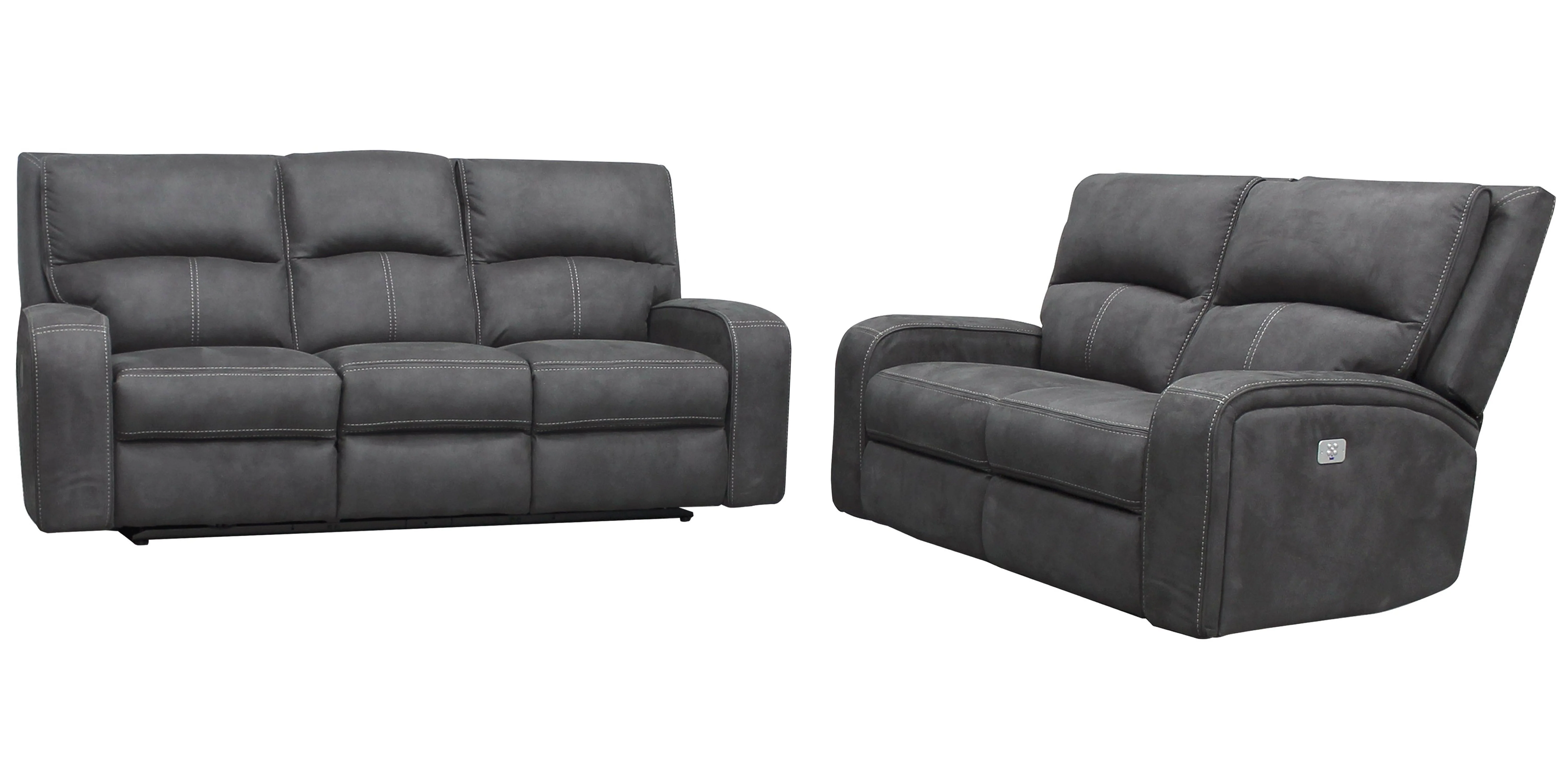 Parker Living Polaris - Slate Power Reclining Sofa and Loveseat - Image 2