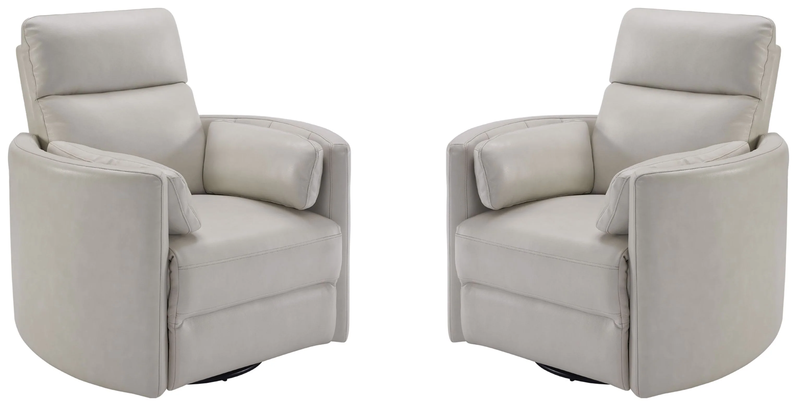 Parker Living Radius - Florence Ivory - Powered By Freemotion Cordless Power Swivel Glider Recliner Two Pack - Image 2