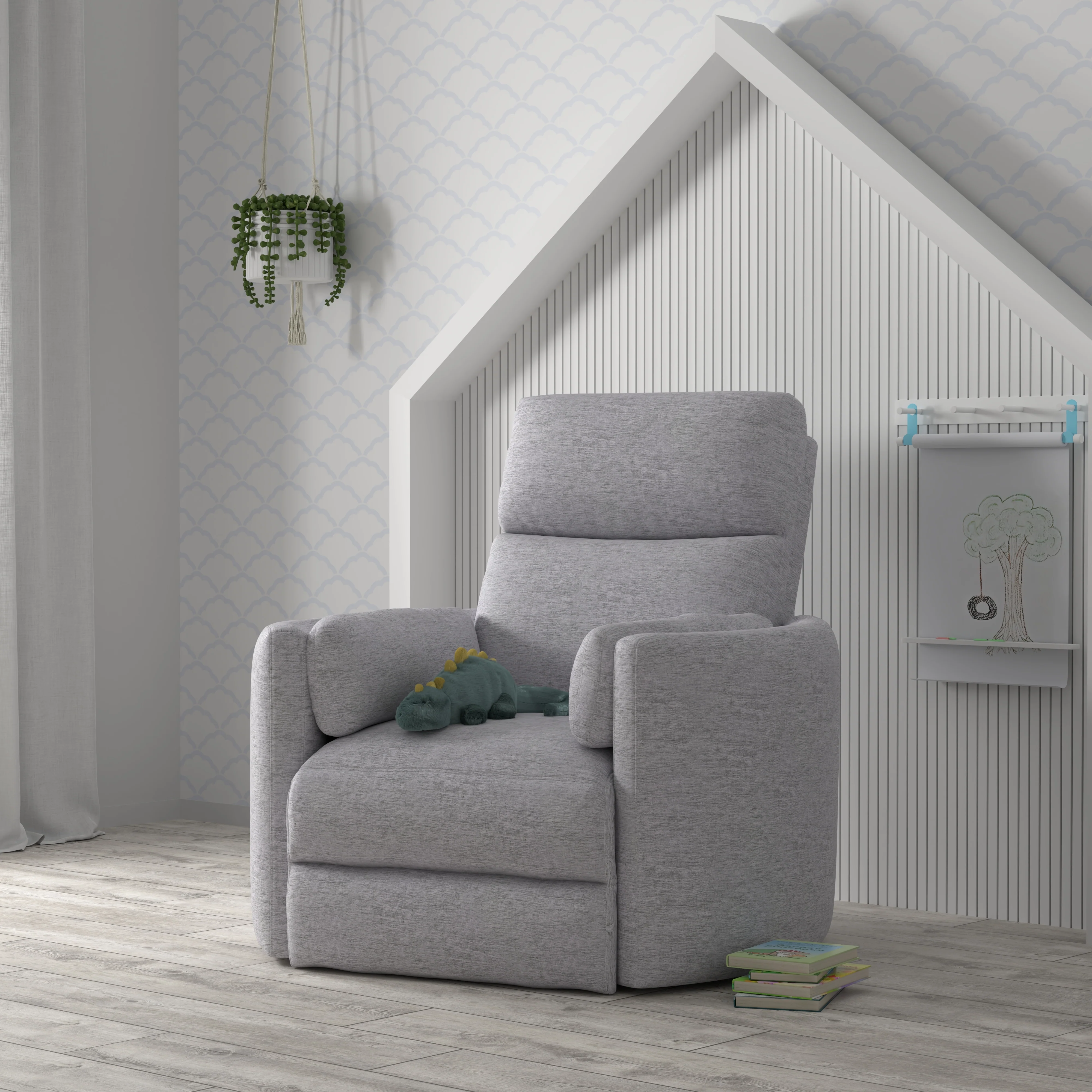 Parker Living Radius - Mineral Power Swivel Glider Recliner - Image 7
