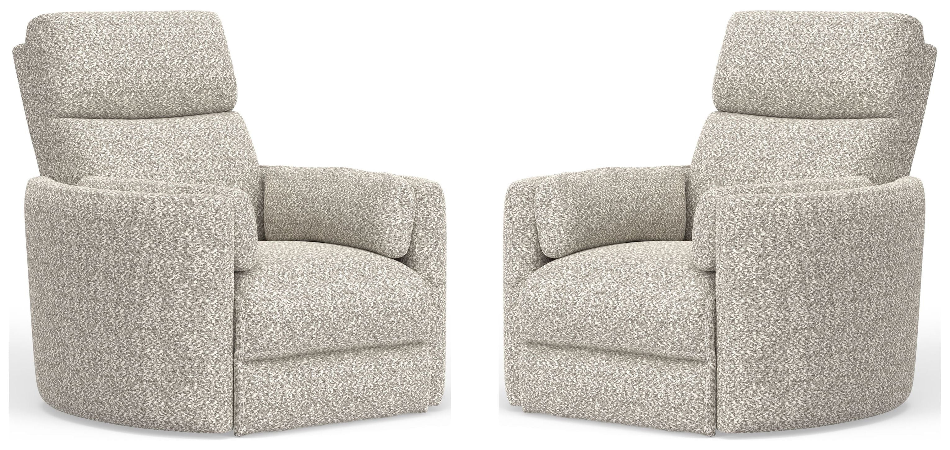 Parker Living Radius - Tatum River Rock Power Swivel Glider Recliner Two Pack - Image 2