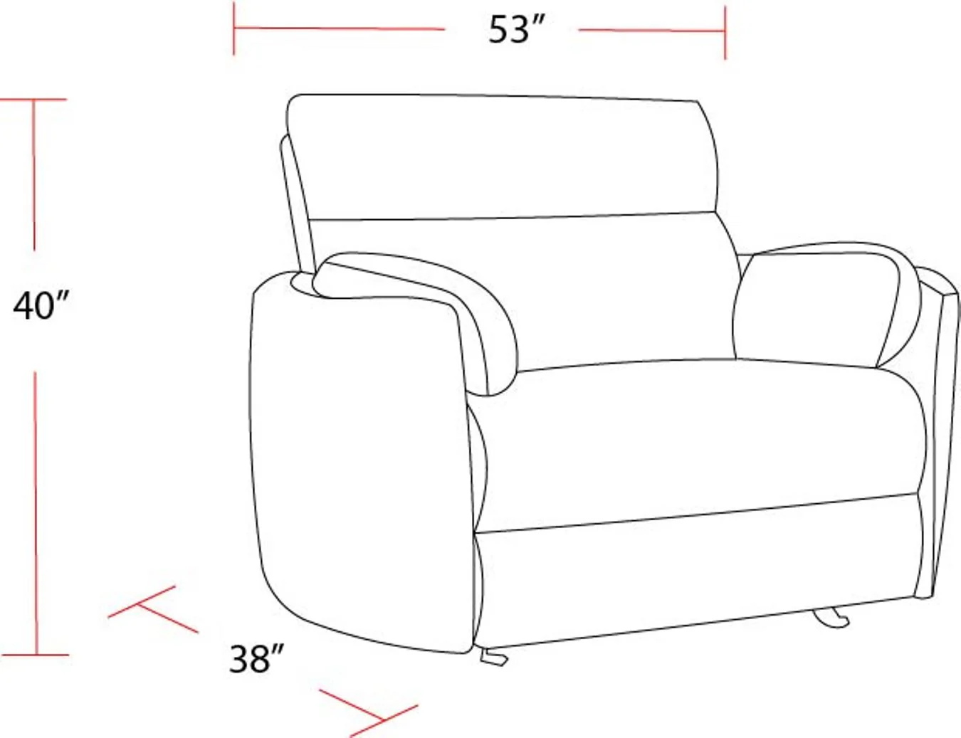 Parker Living Radius Xl - Krypton Extra Wide Power Glider Recliner - Image 4