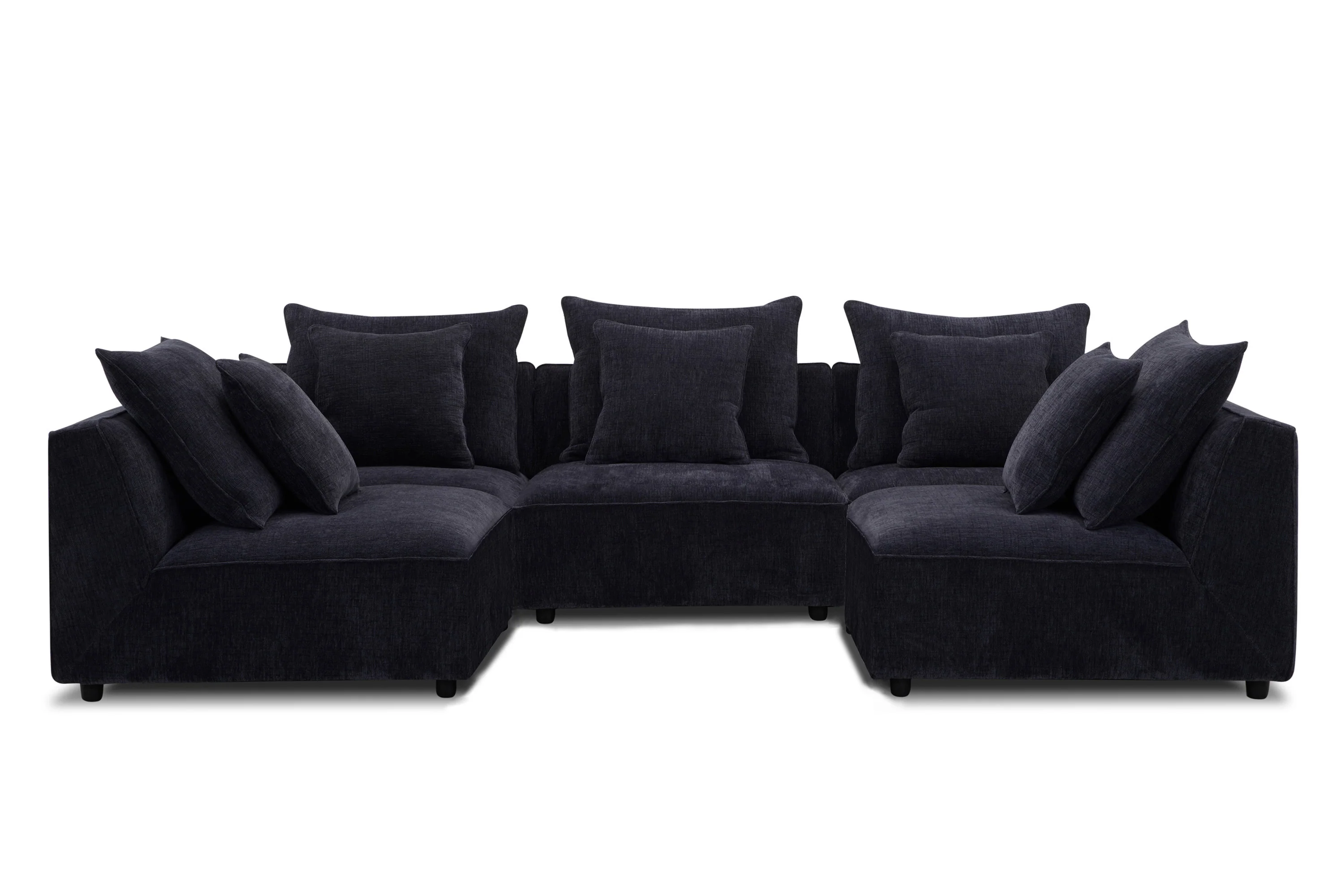 Parker Living Recess - Reptile Blue 5 Piece Modular Sectional - Image 5