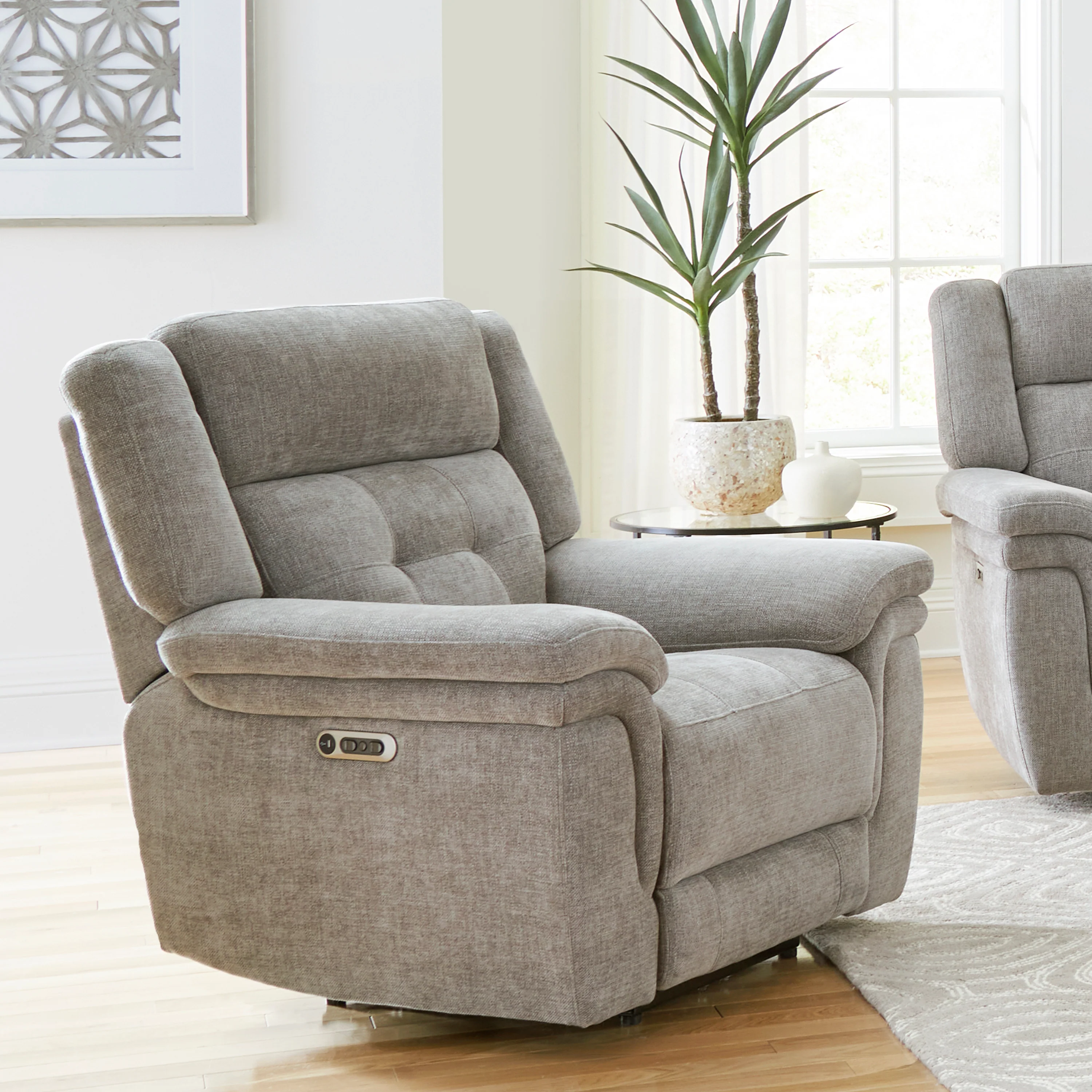 Parker Living Richland - Bristol Grey Power Reclining Sofa and Recliner - Image 4