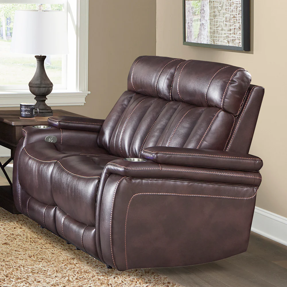 Parker Living Royce - Fantom Brown Power Reclining Sofa and Loveseat - Image 6