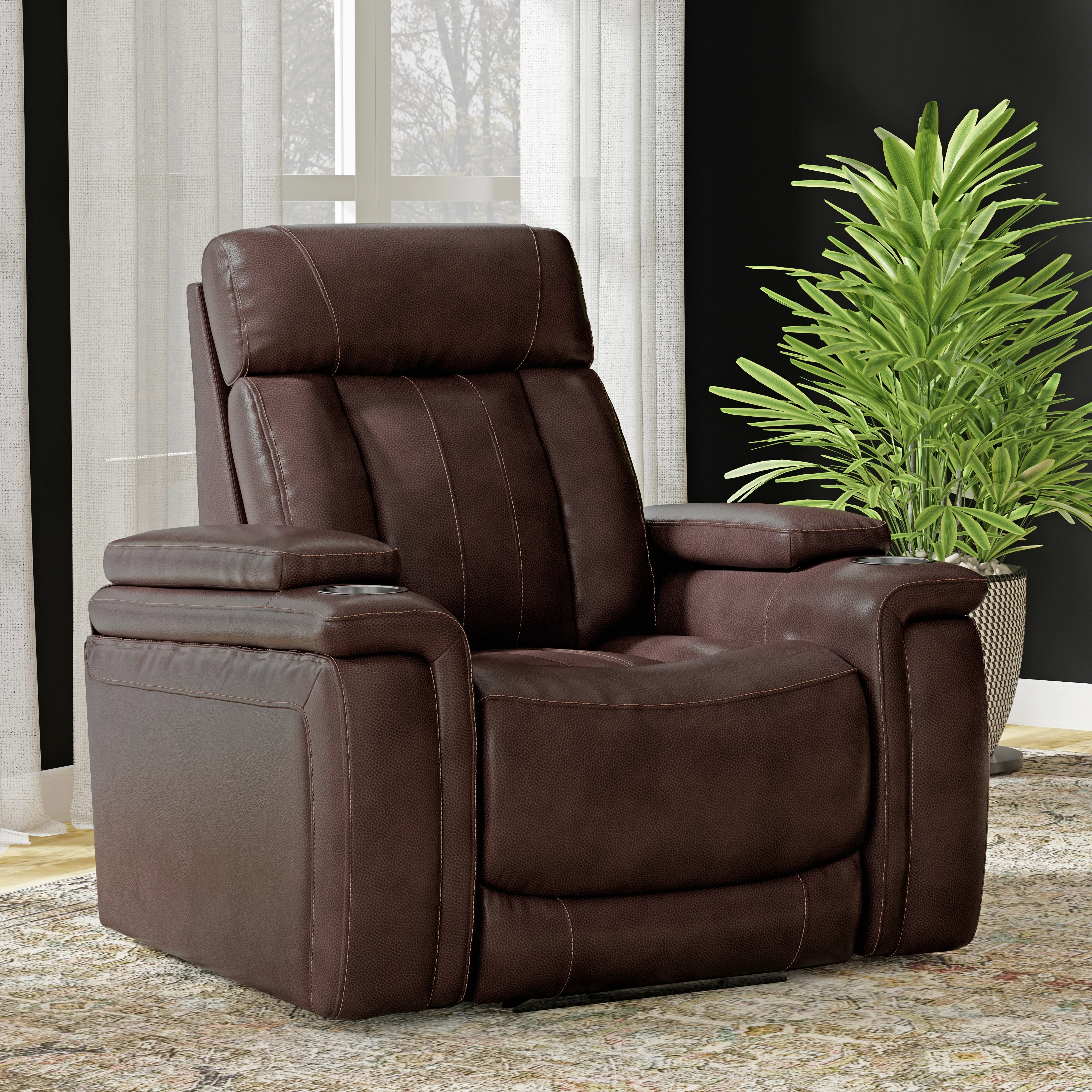 Parker Living Royce - Fantom Brown Power Reclining Sofa and Recliner - Image 6