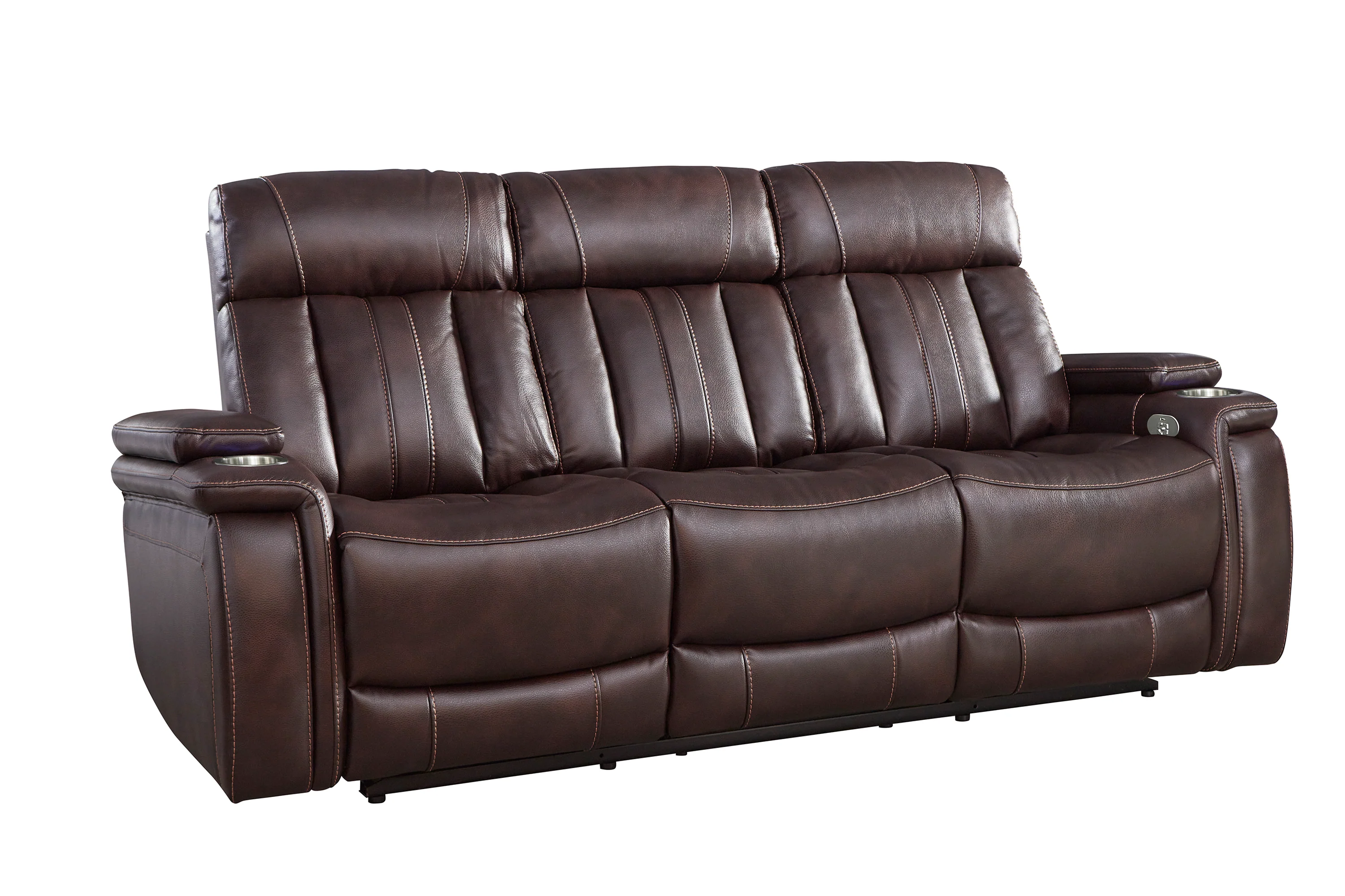 Parker Living Royce - Fantom Brown Power Reclining Sofa Loveseat and Recliner - Image 9