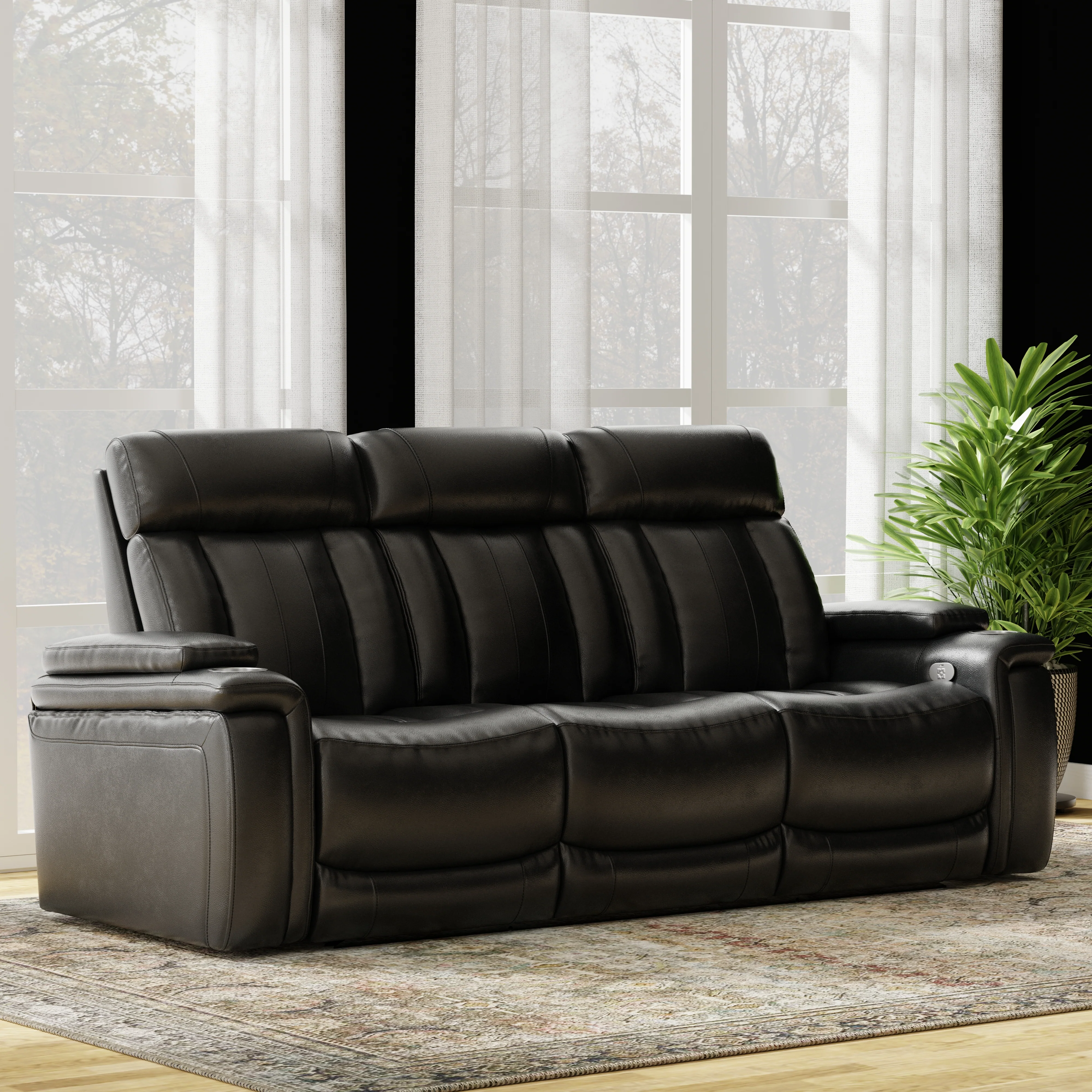 Parker Living Royce - Midnight Power Reclining Sofa and Loveseat - Image 3