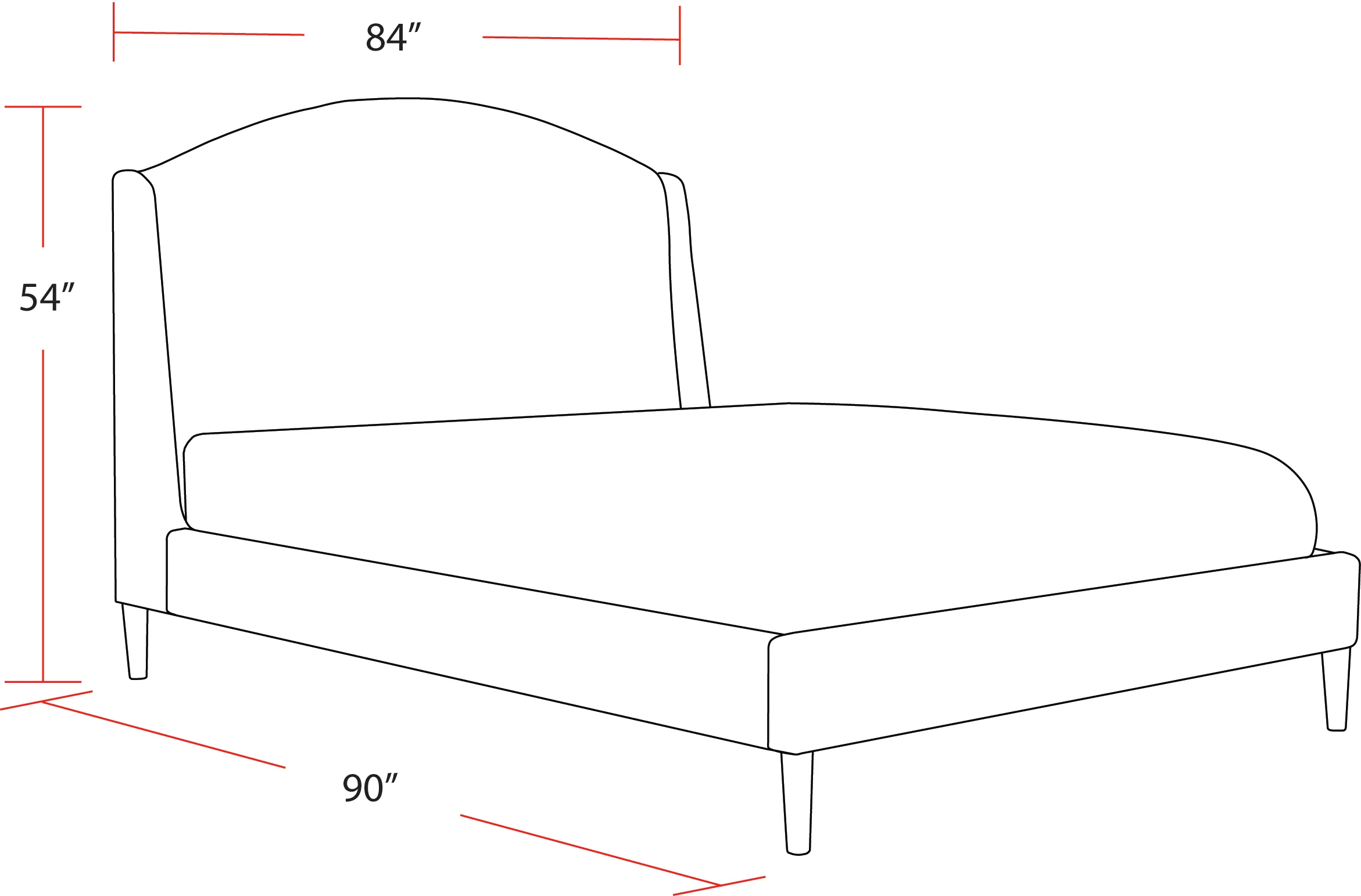 Parker Living Sleep Crescent - Milano Snow King Bed - Image 5