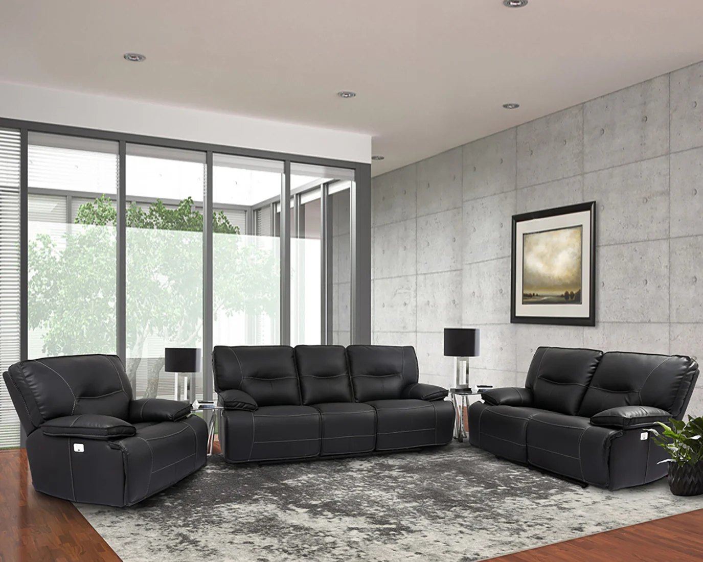 Parker Living Spartacus - Black Power Recliner Two Pack - Image 3