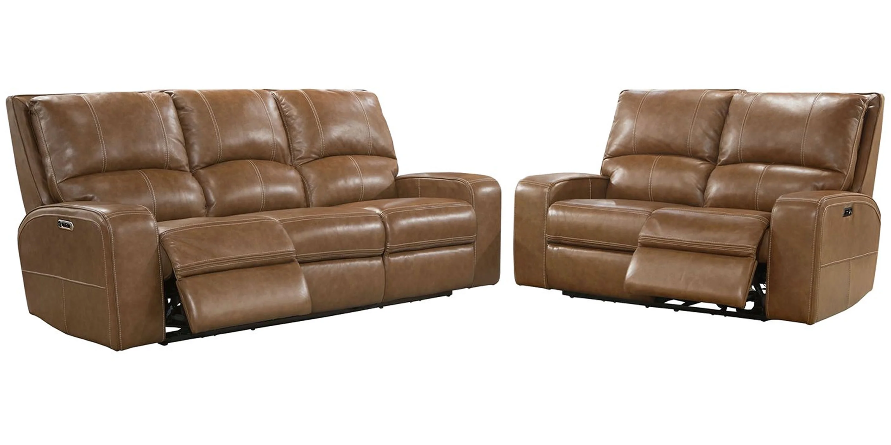 Parker Living Swift - Bourbon Power Reclining Sofa and Loveseat - Image 2