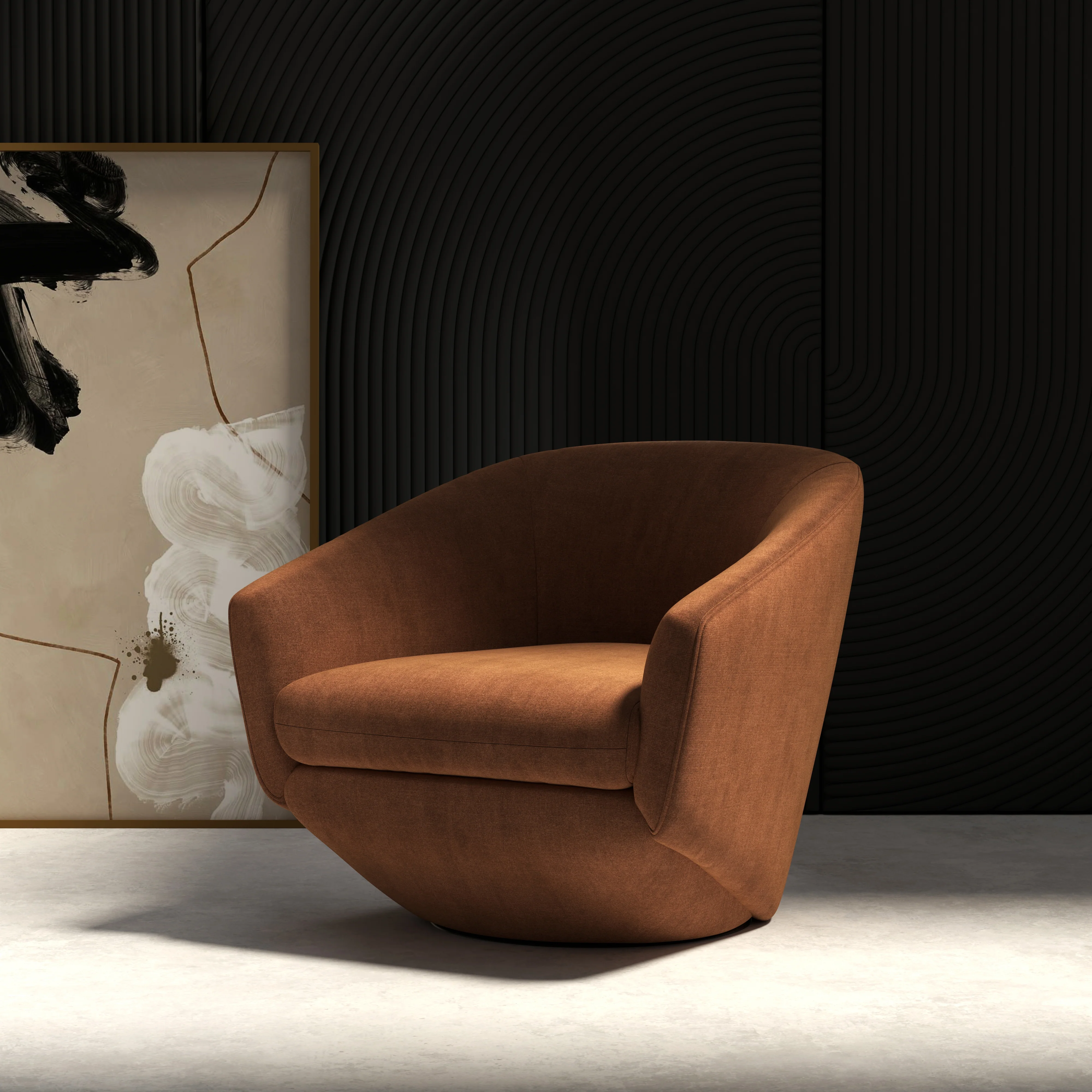 Parker Living The Twist - Elise Rust Swivel Chair - Image 3