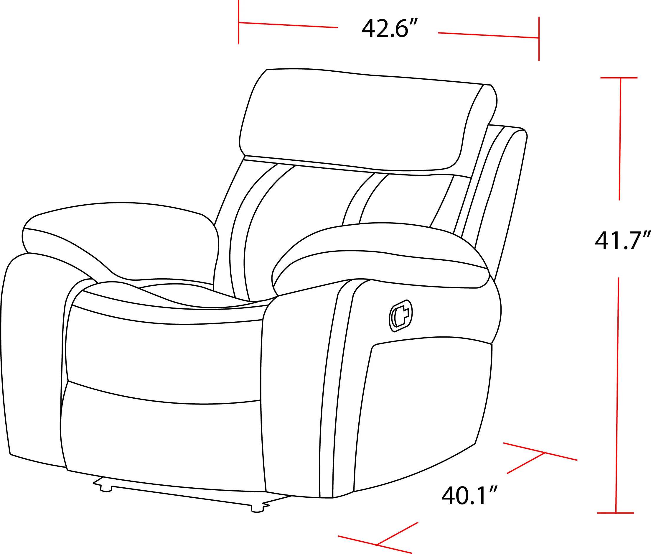 Parker Living Theon - Stokes Toffee Glider Recliner - Image 5