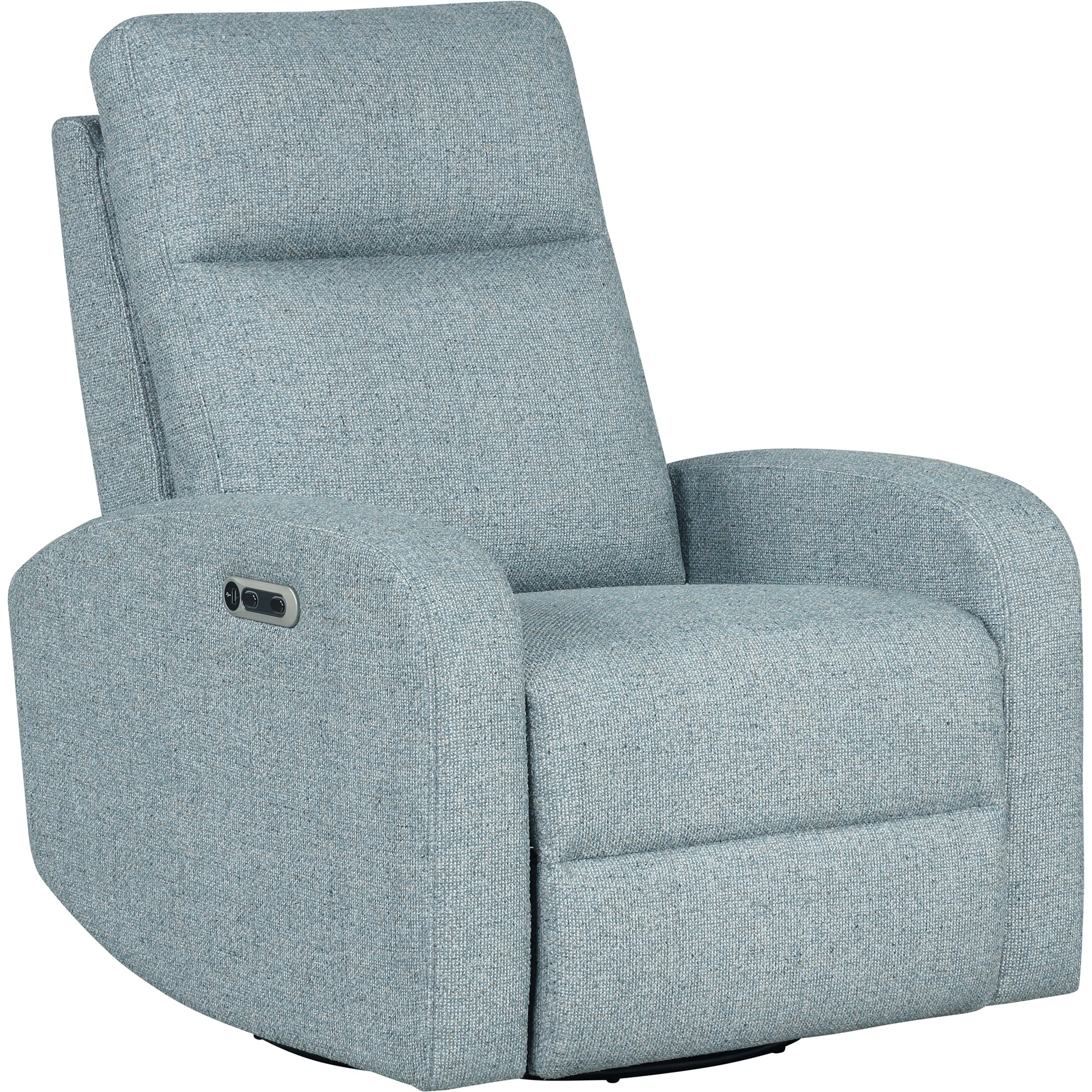 Parker Living Thriller - Natural Beauty Blue Power Swivel Glider Recliner - Image 2