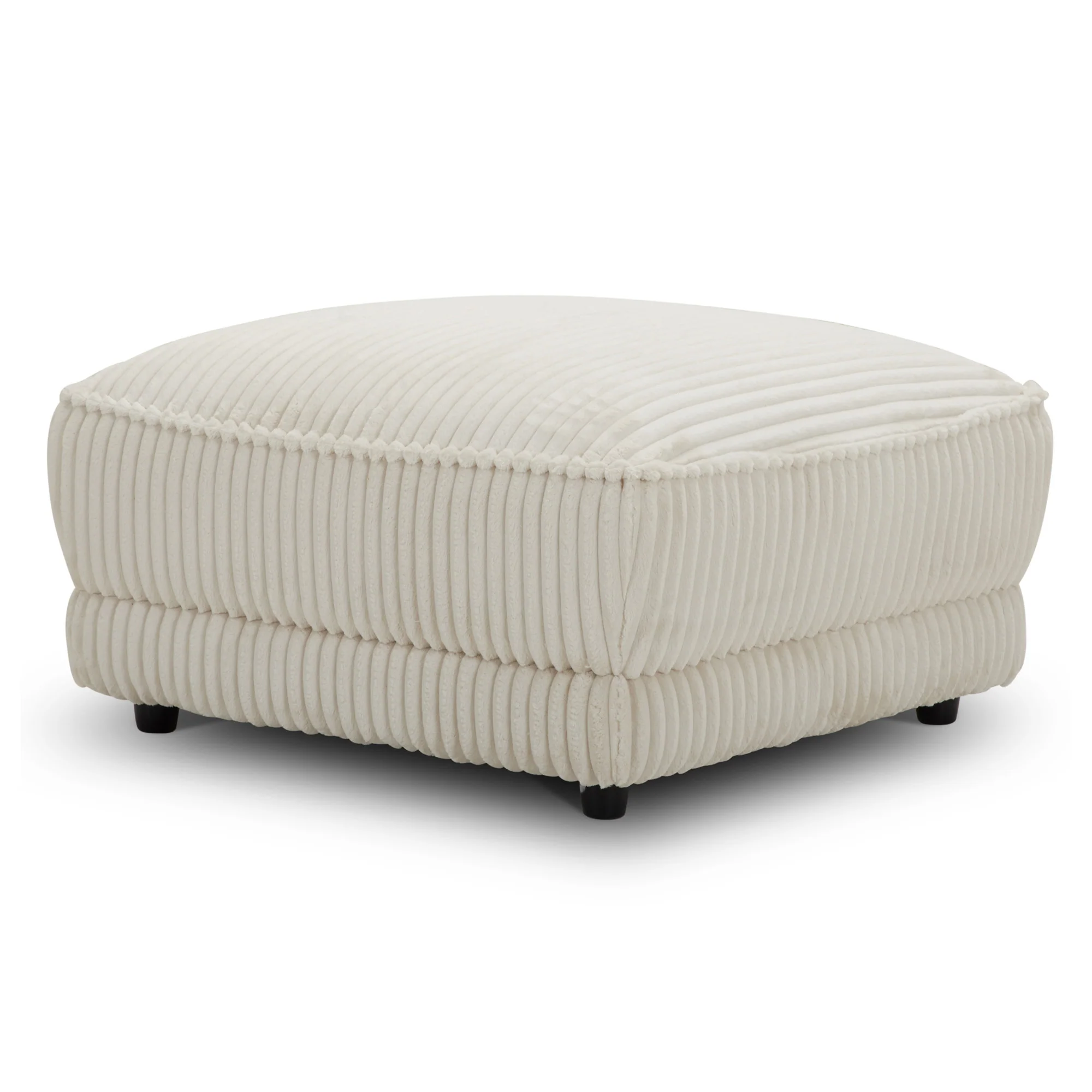 Parker Living Utopia - Mega Ivory Ottoman with Casters - Image 2