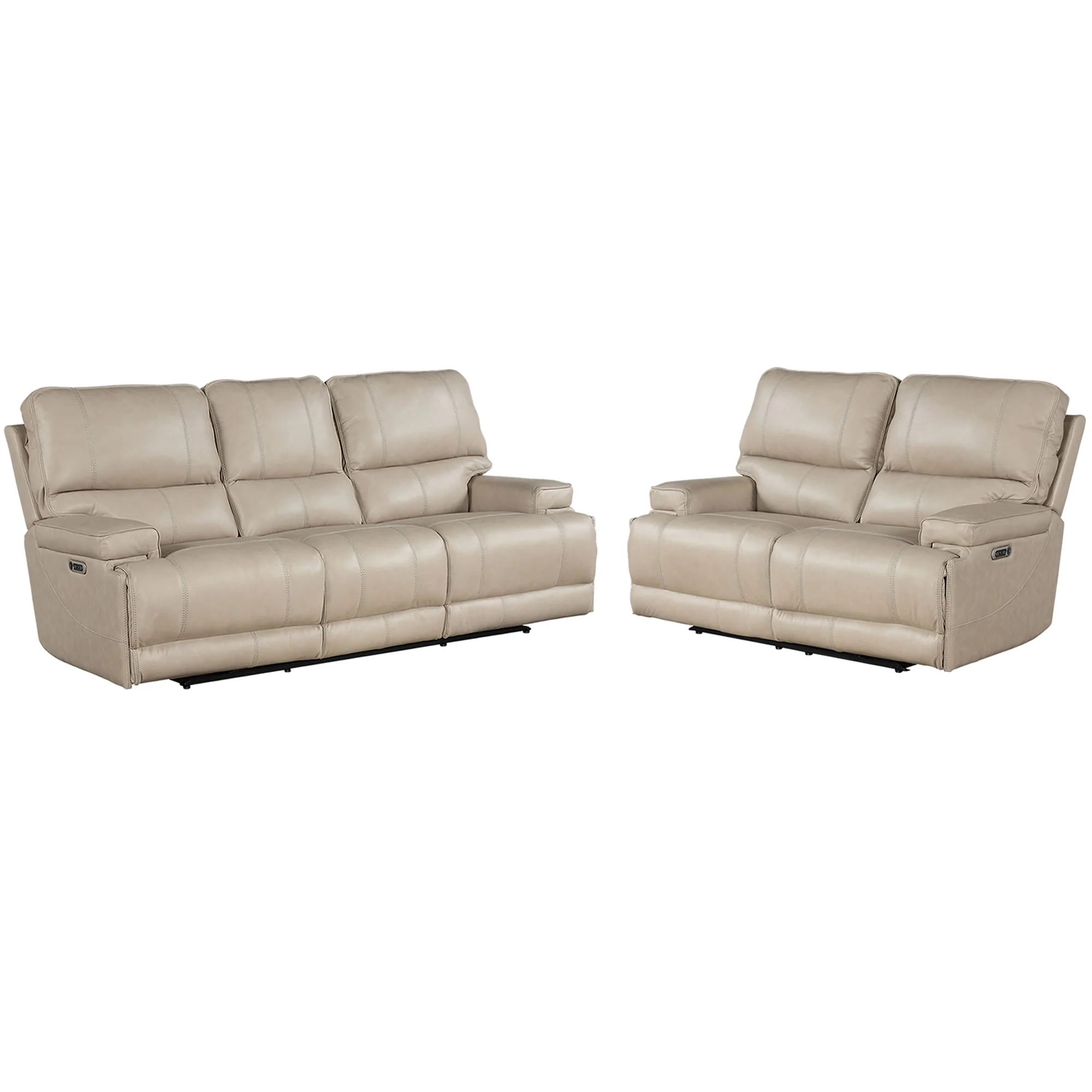 Parker Living Whitman - Verona Linen - Powered By Freemotion Power Reclining Sofa and Loveseat - Image 2