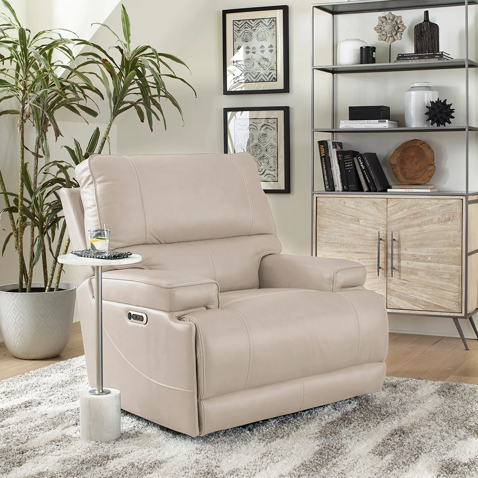 Parker Living Whitman - Verona Linen - Powered By Freemotion Power Reclining Sofa and Recliner - Image 4