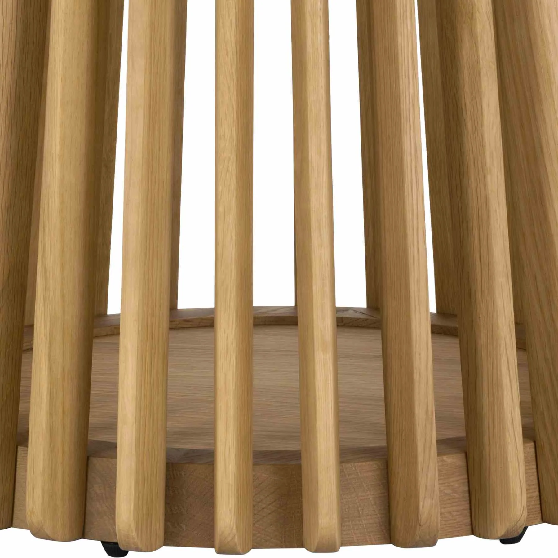 Pasadena Erie 5 Piece Round Dining Set in Natural Oak Finish with Paper Cord Chairs - Image 9