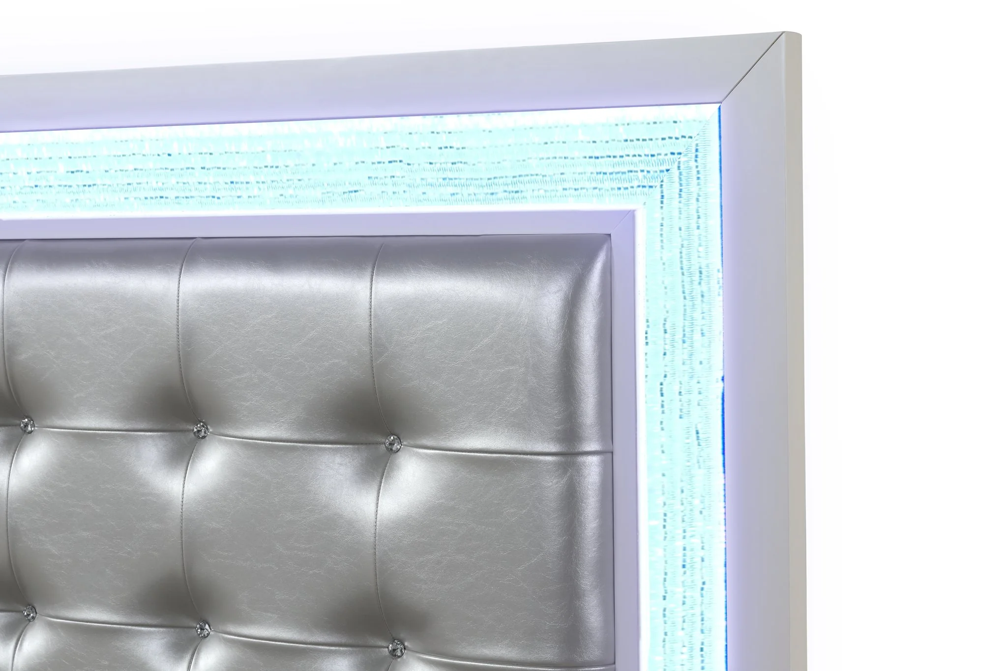 Passion King Bed Milky White - Image 4
