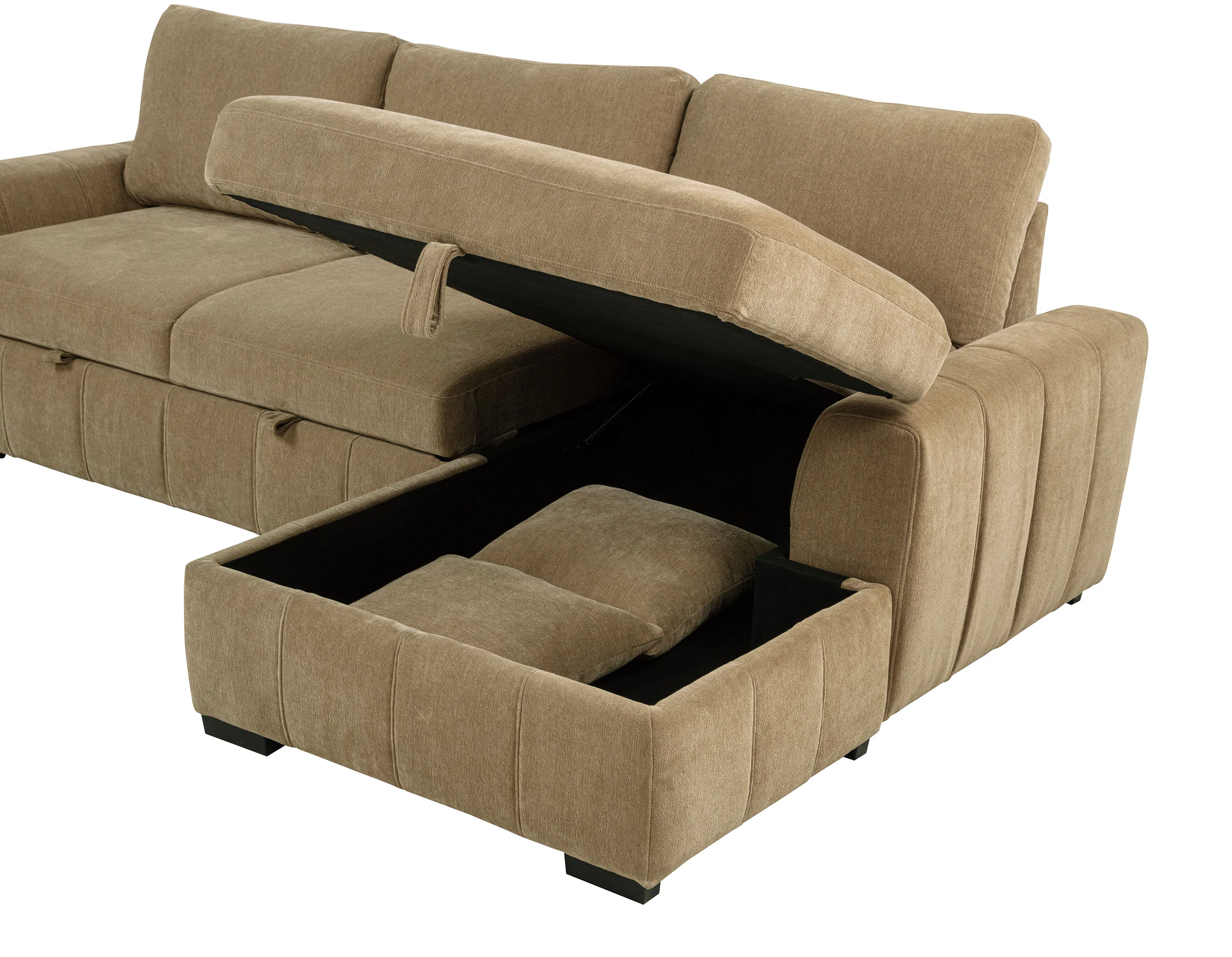 Pastrana Pull-Out Sleeper Sectional Sofa - Image 13