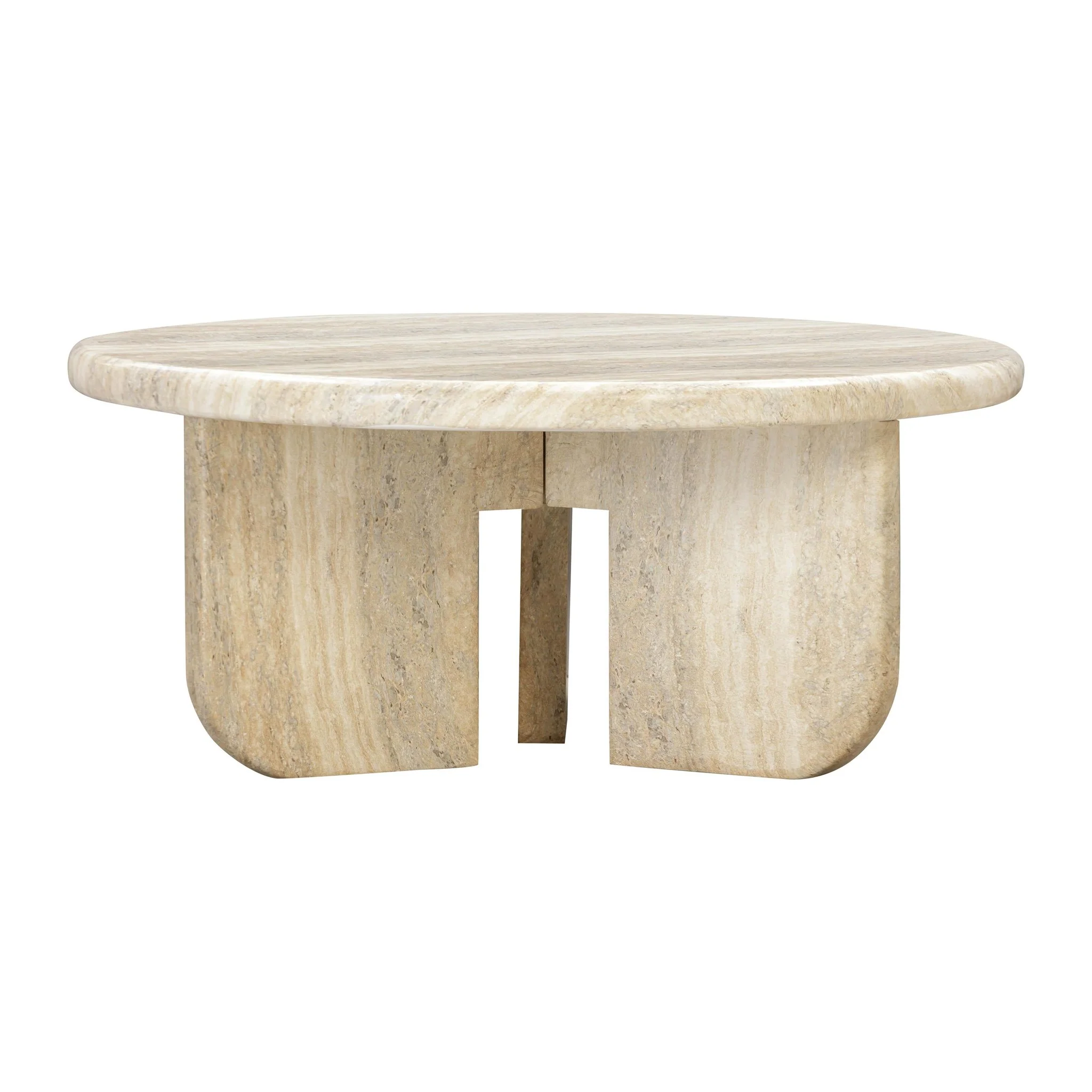 Patrizia Concrete Round Coffee Table - Image 3
