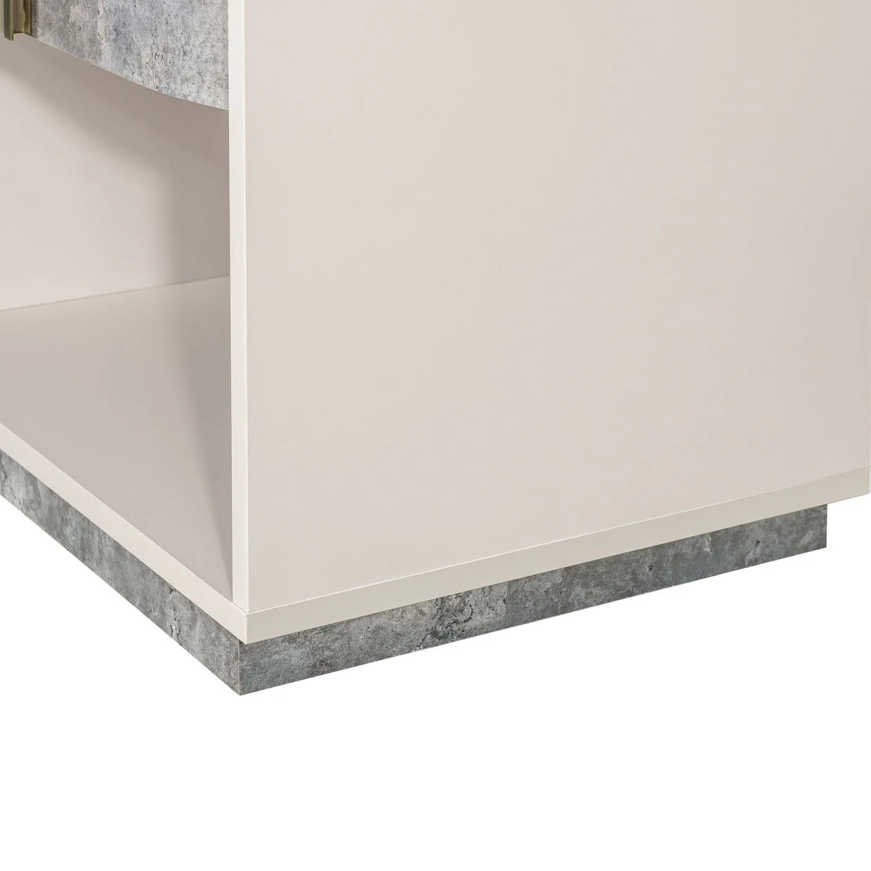 Pavira 1-Drawer Nightstand with LED Lights - Stone - Image 14