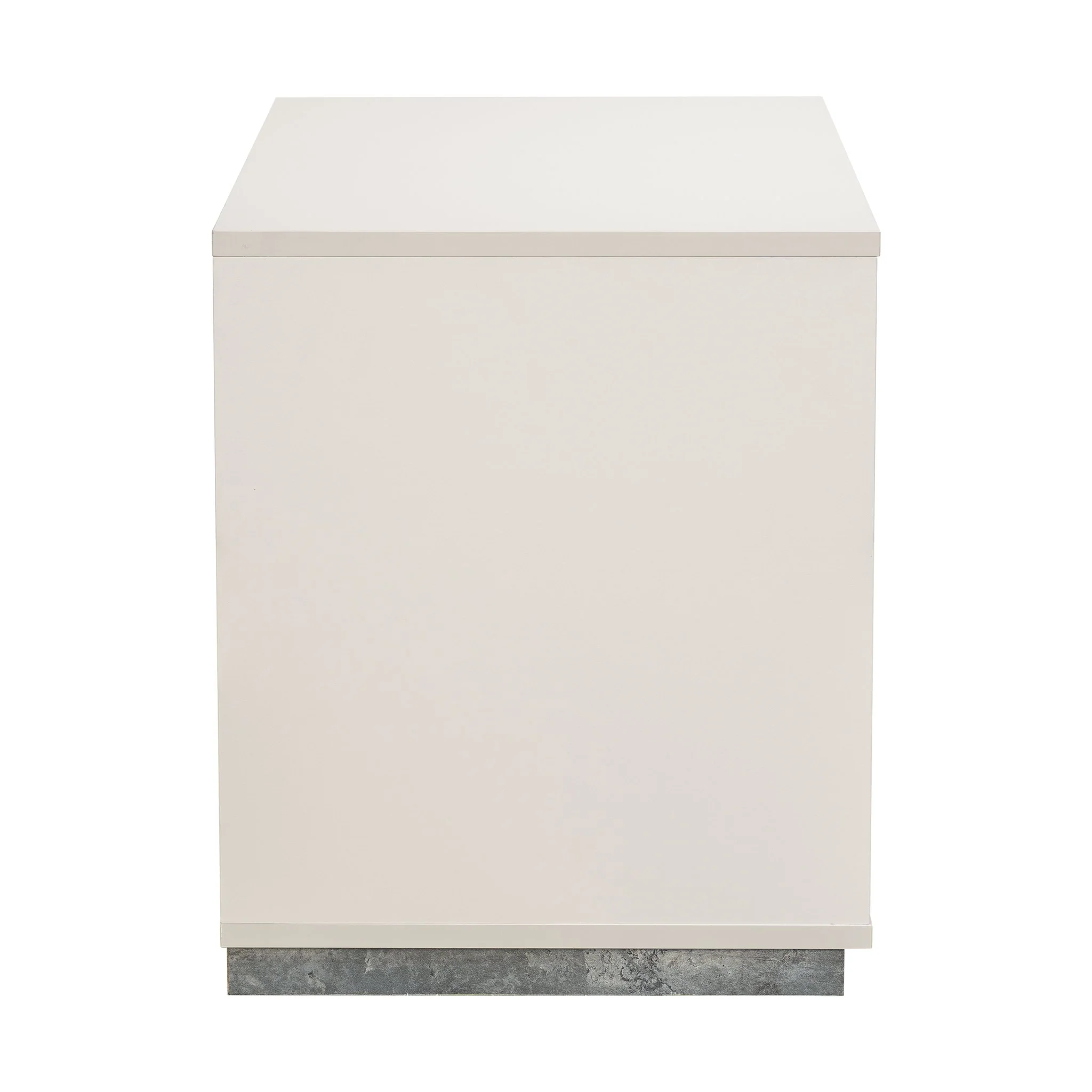 Pavira 1-Drawer Nightstand with LED Lights - Stone - Image 19