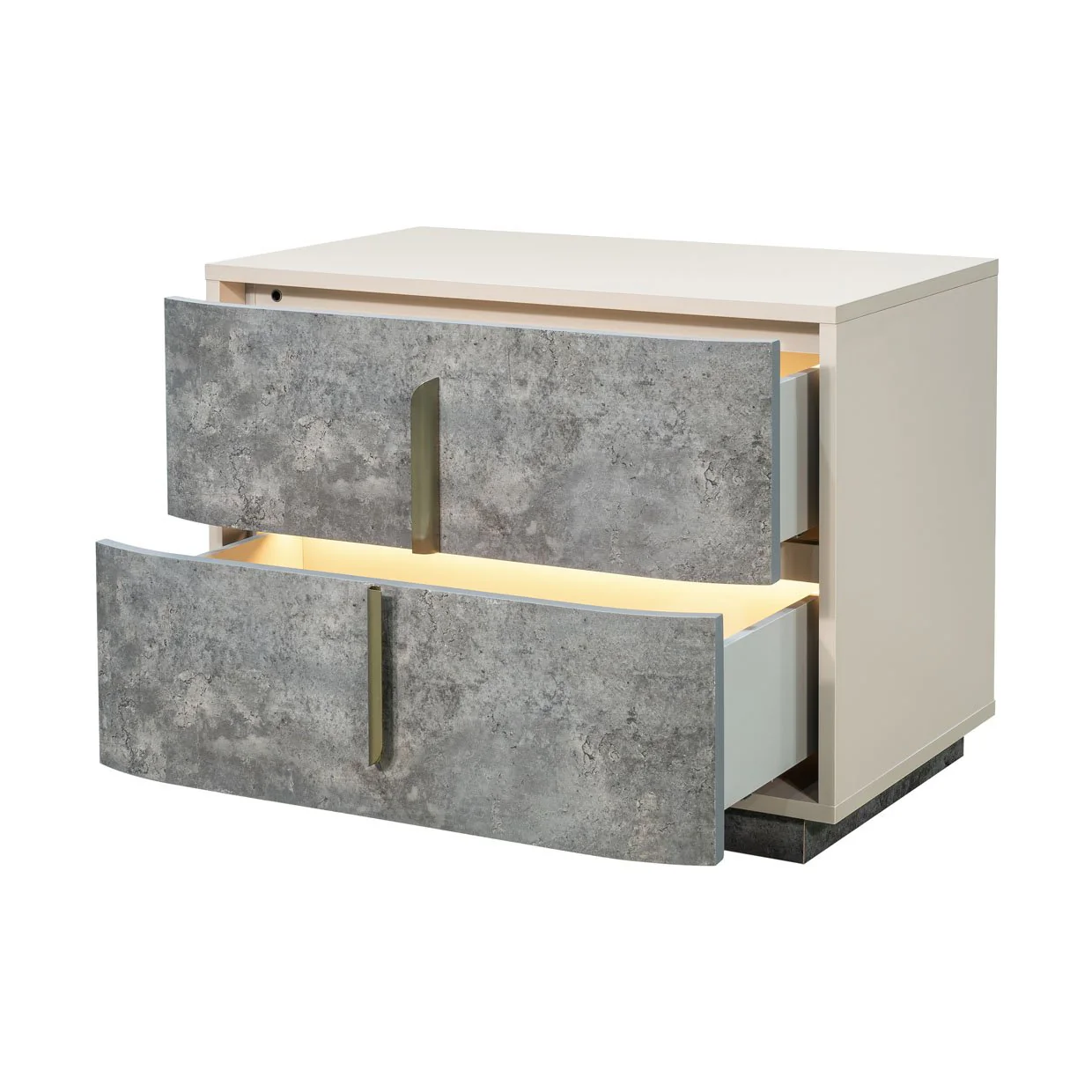 Pavira 2-Drawer Nightstand - Stone - Image 34