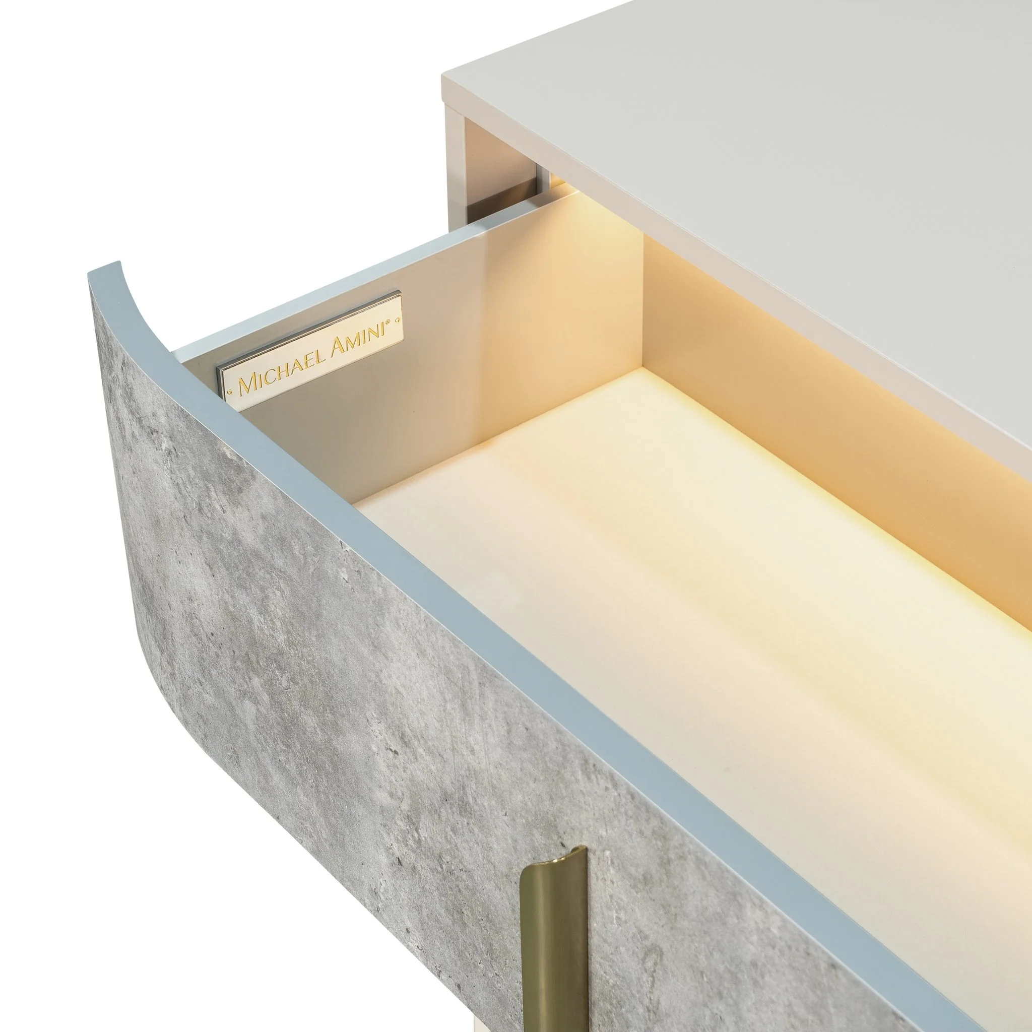 Pavira 5-Drawer Chest - Stone - Image 11