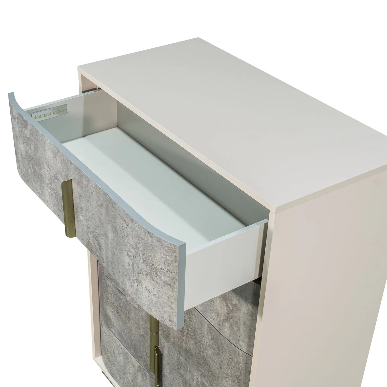 Pavira 5-Drawer Chest - Stone - Image 16