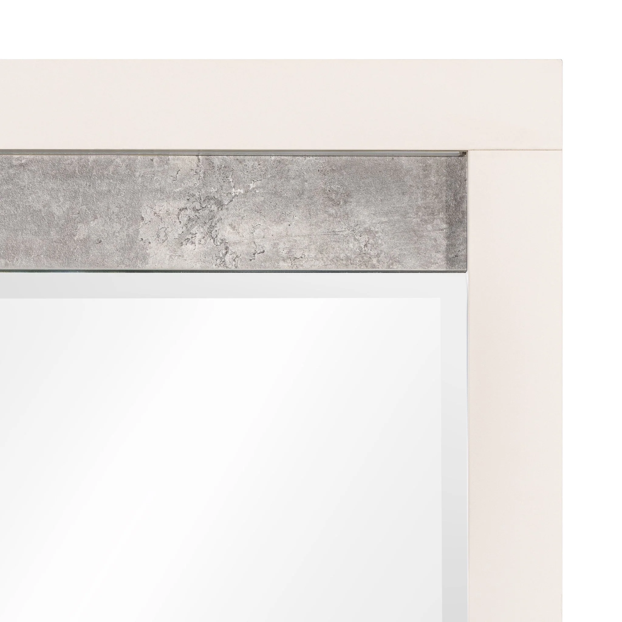 Pavira Dresser Mirror with LED Lights - Stone - Image 3