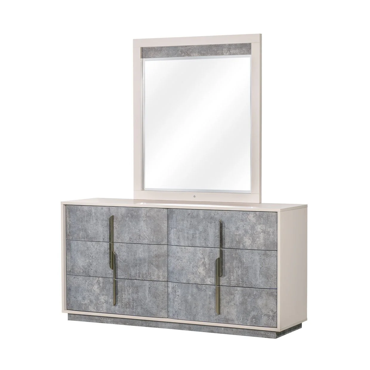 Pavira Dresser with Mirror - Stone - Image 8