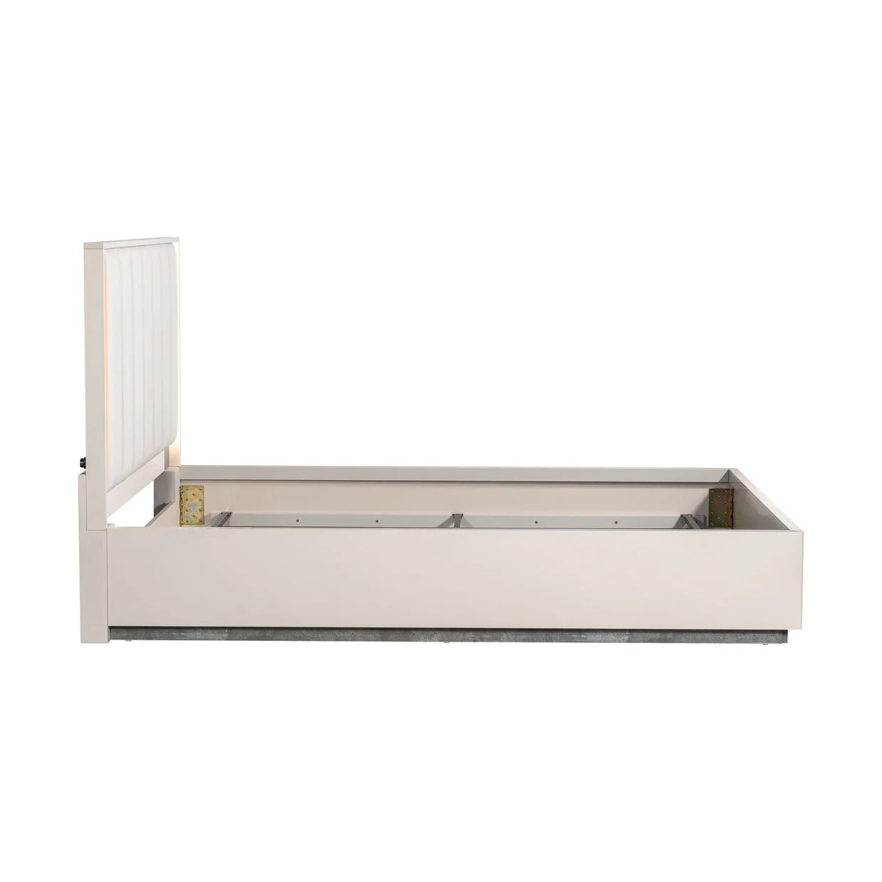 Pavira Queen Bed with LED Lights - Stone - Image 10