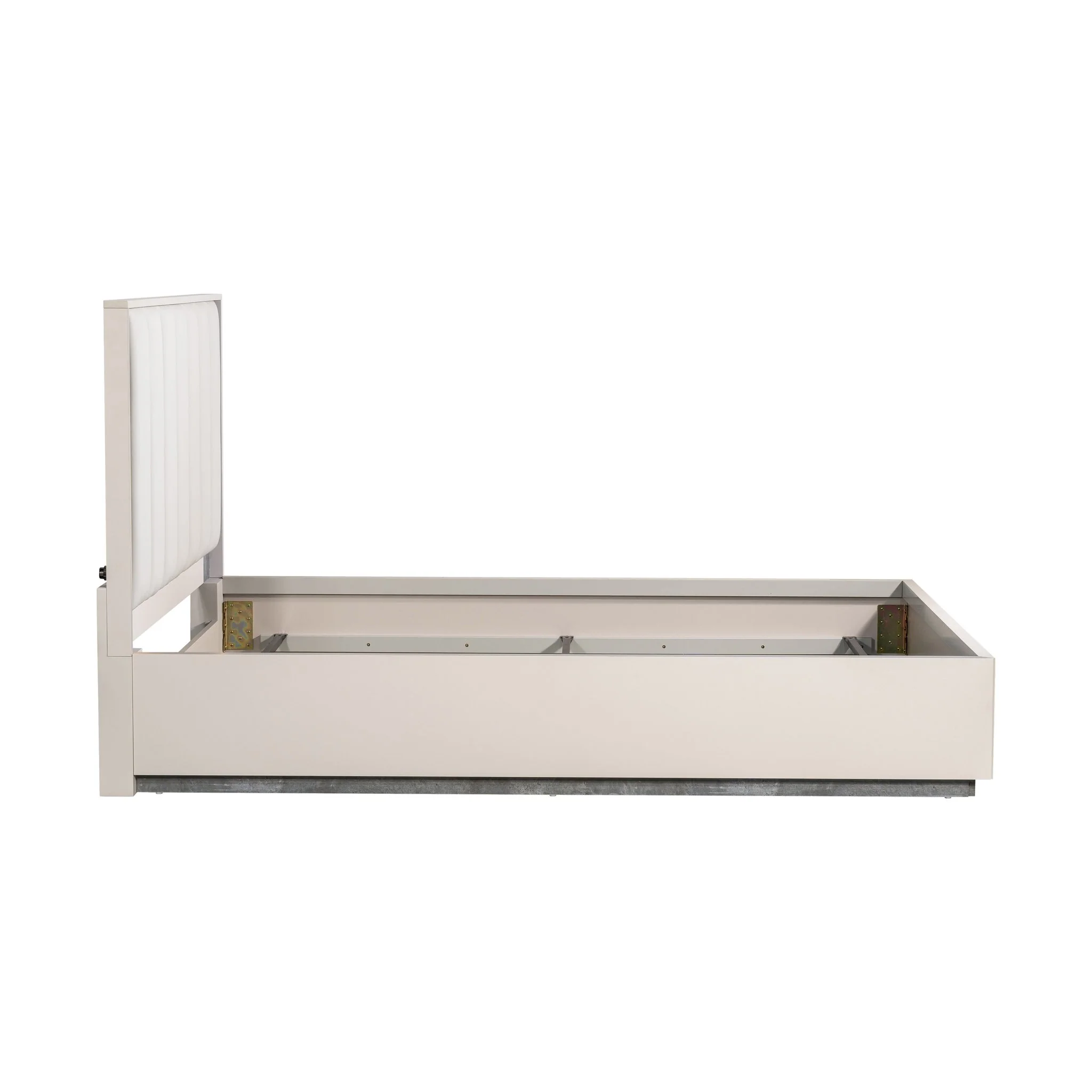 Pavira Queen Bed with LED Lights - Stone - Image 11