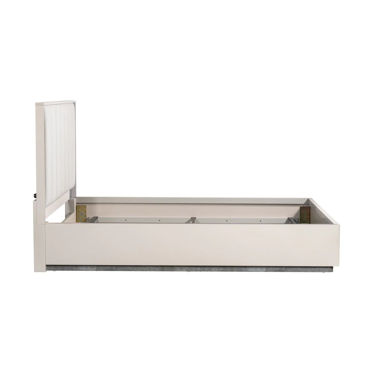 Pavira Queen Bed with LED Lights - Stone - Image 12