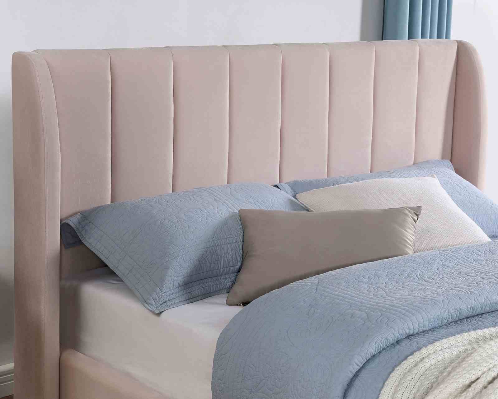 Pearl Twin Bed, Light Pink - Image 2