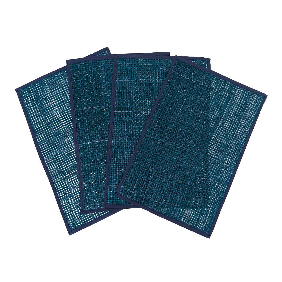 Peele Blue Seagrass Placemat - Set of 4 - Image 4